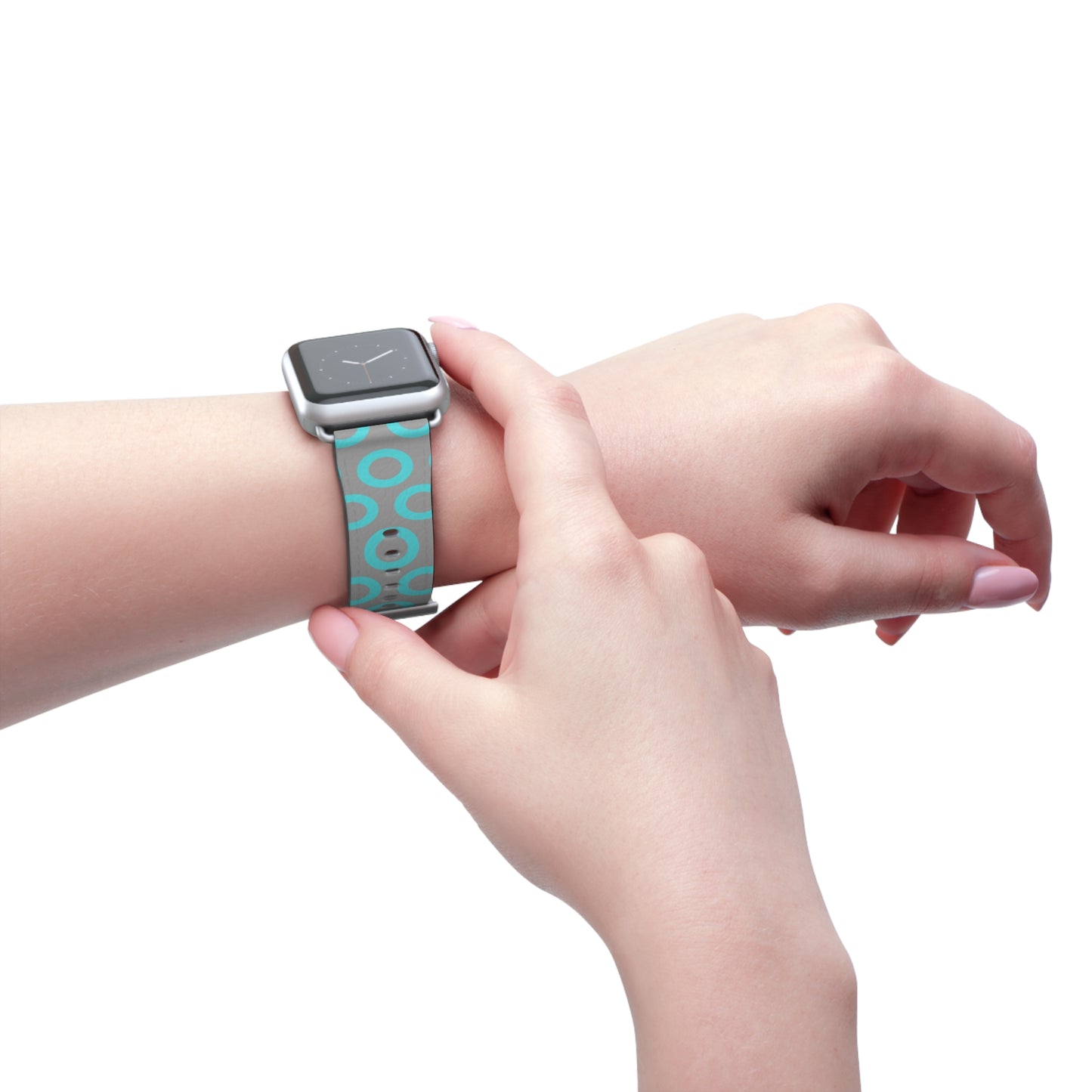 Fishman Donut Apple Watch Band | Turquoise/Gray | 2 lengths available