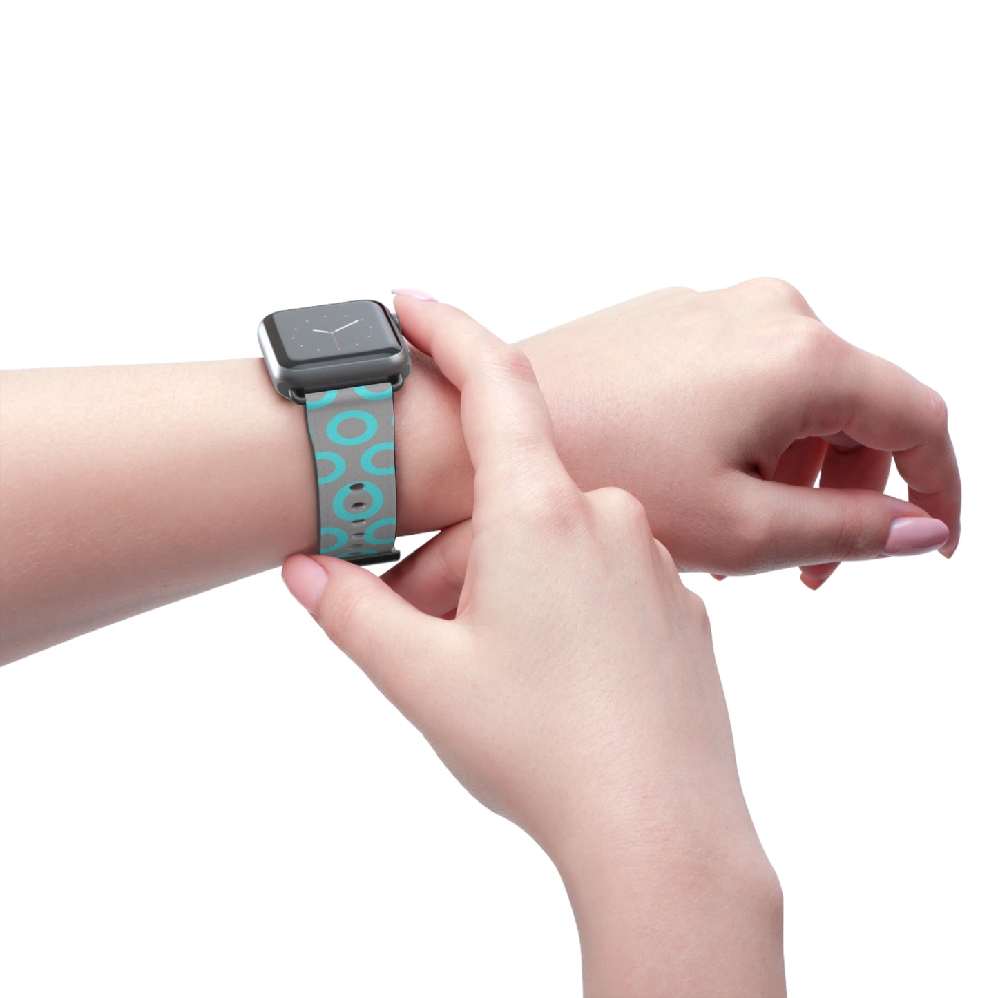 Fishman Donut Apple Watch Band | Turquoise/Gray | 2 lengths available