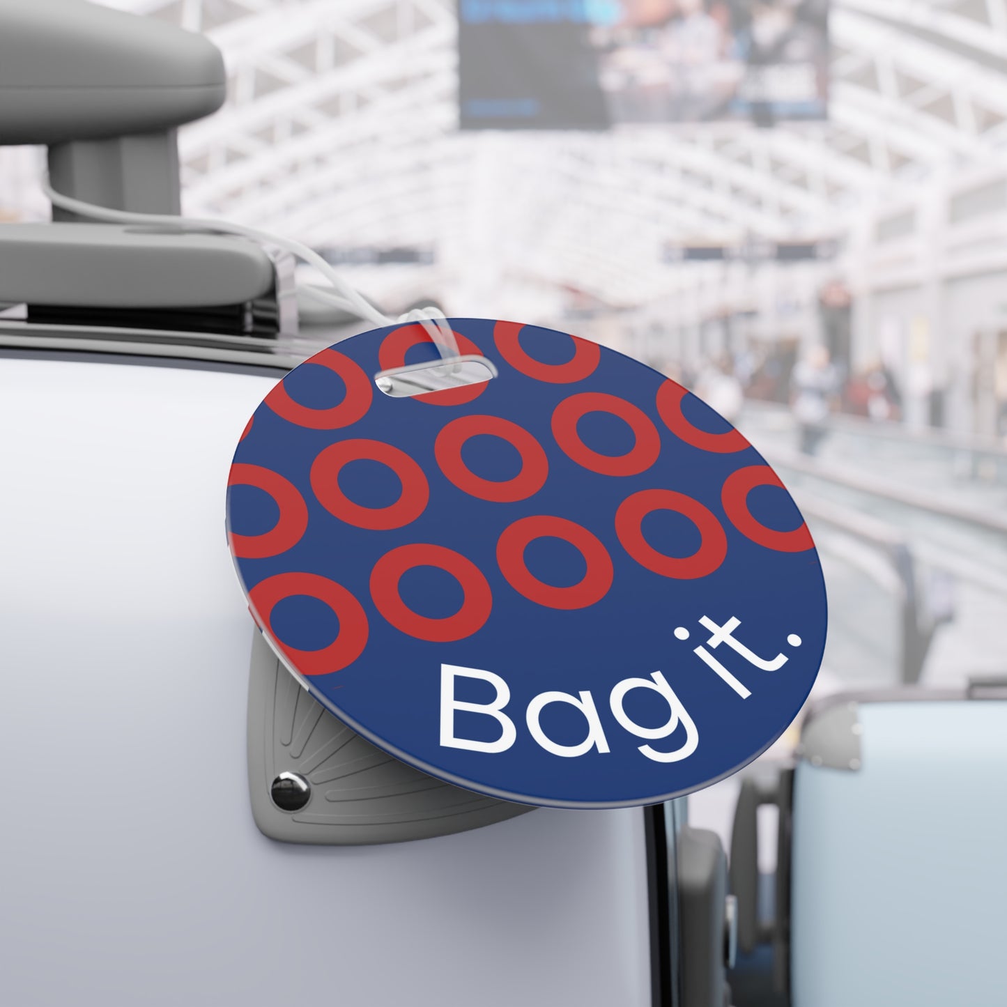 Personalized Fishman Donut Luggage Tags | Bag it, Tag It | 2 shapes available