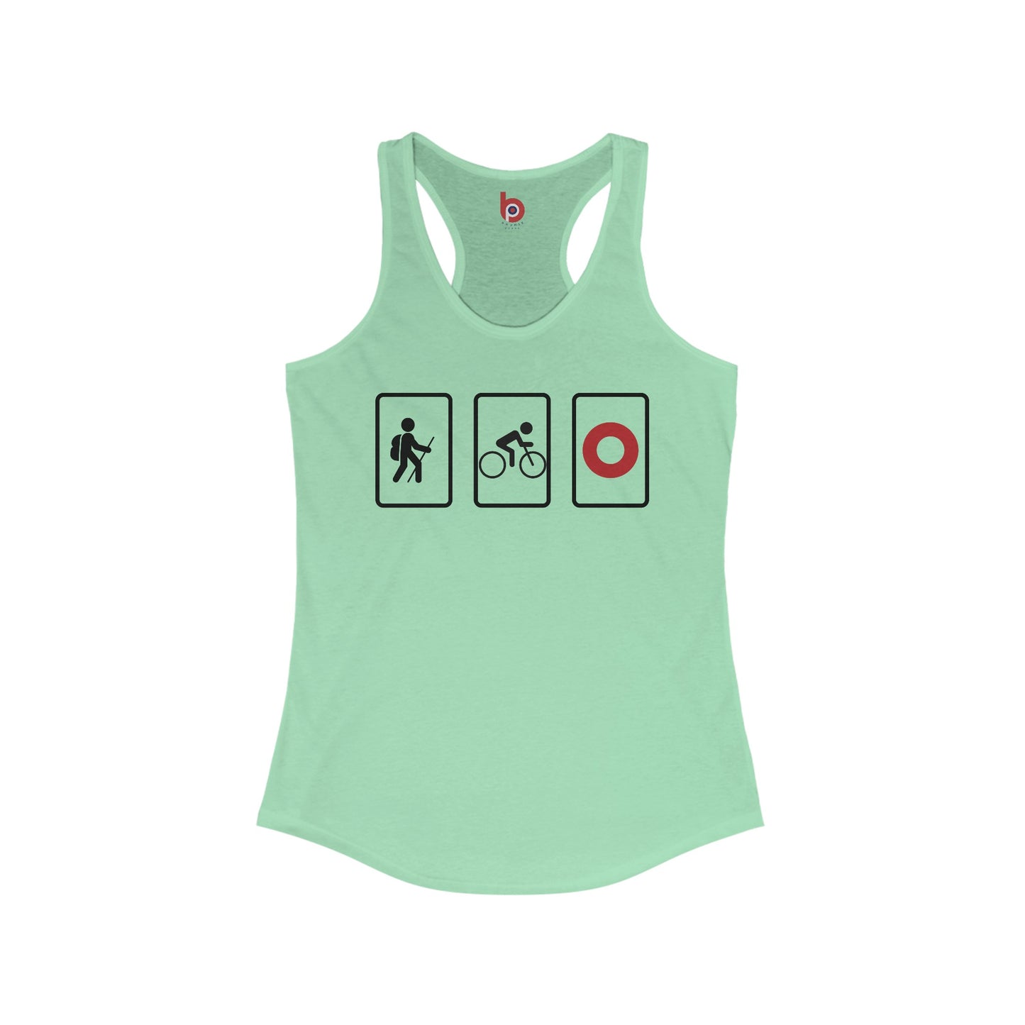 Phish Women's Tank Top | Hike, Bike, Phish | Lot and Concert Racerback Tank