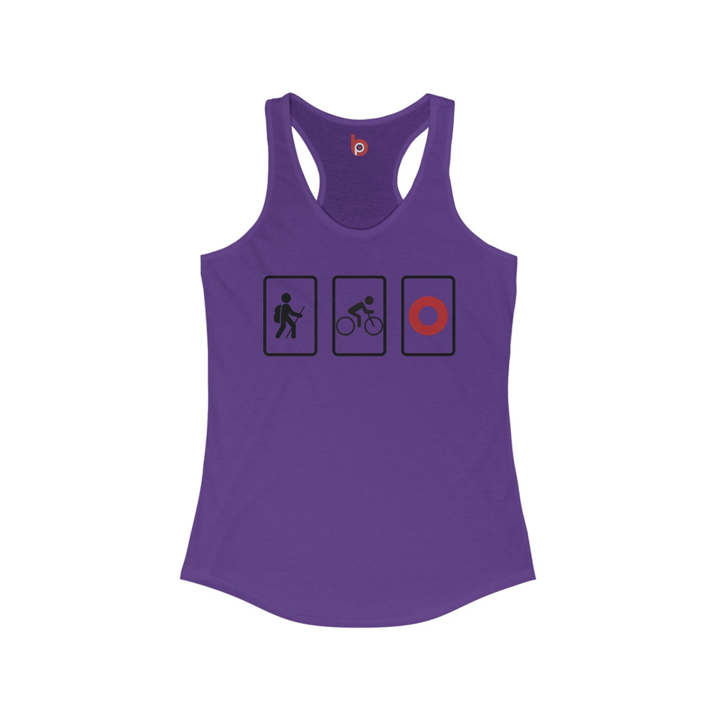 Phish Women's Tank Top | Hike, Bike, Phish | Lot and Concert Racerback Tank