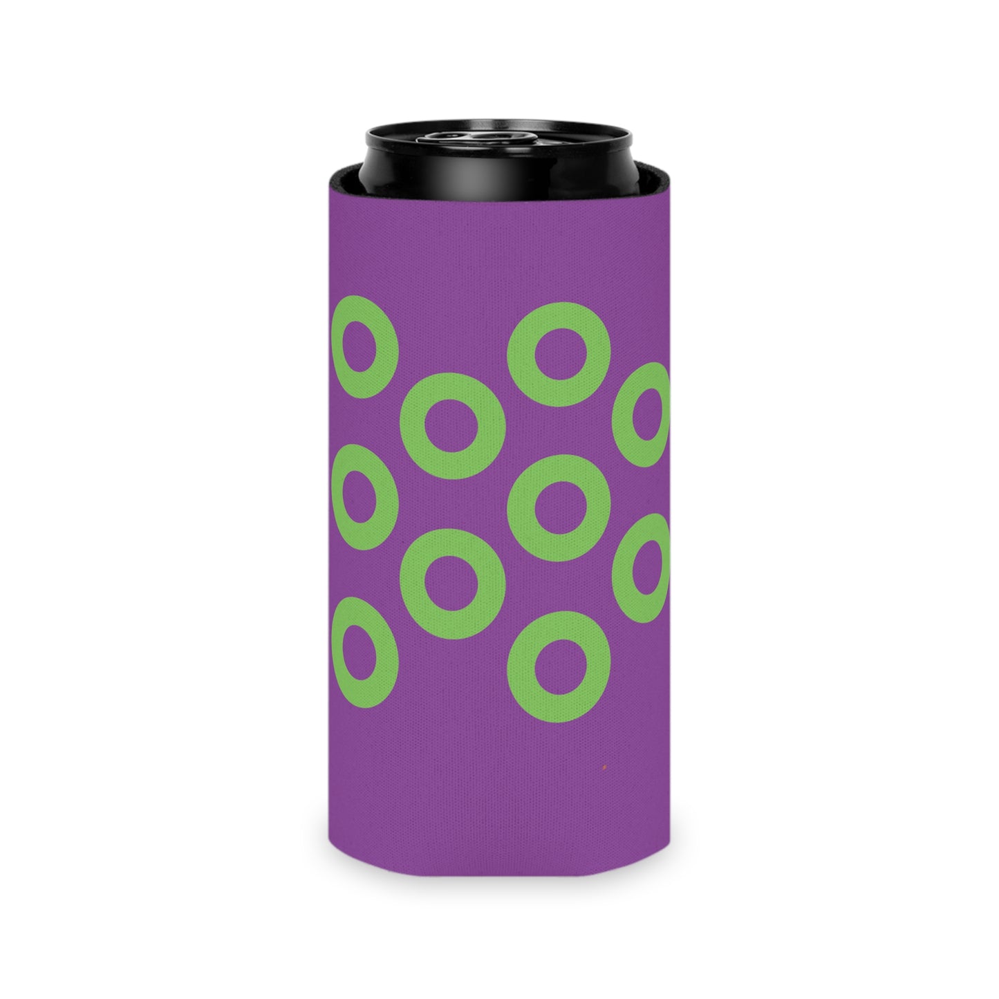 Phish Donut Koozie | Purple/Green | Can Cooler Sleeve