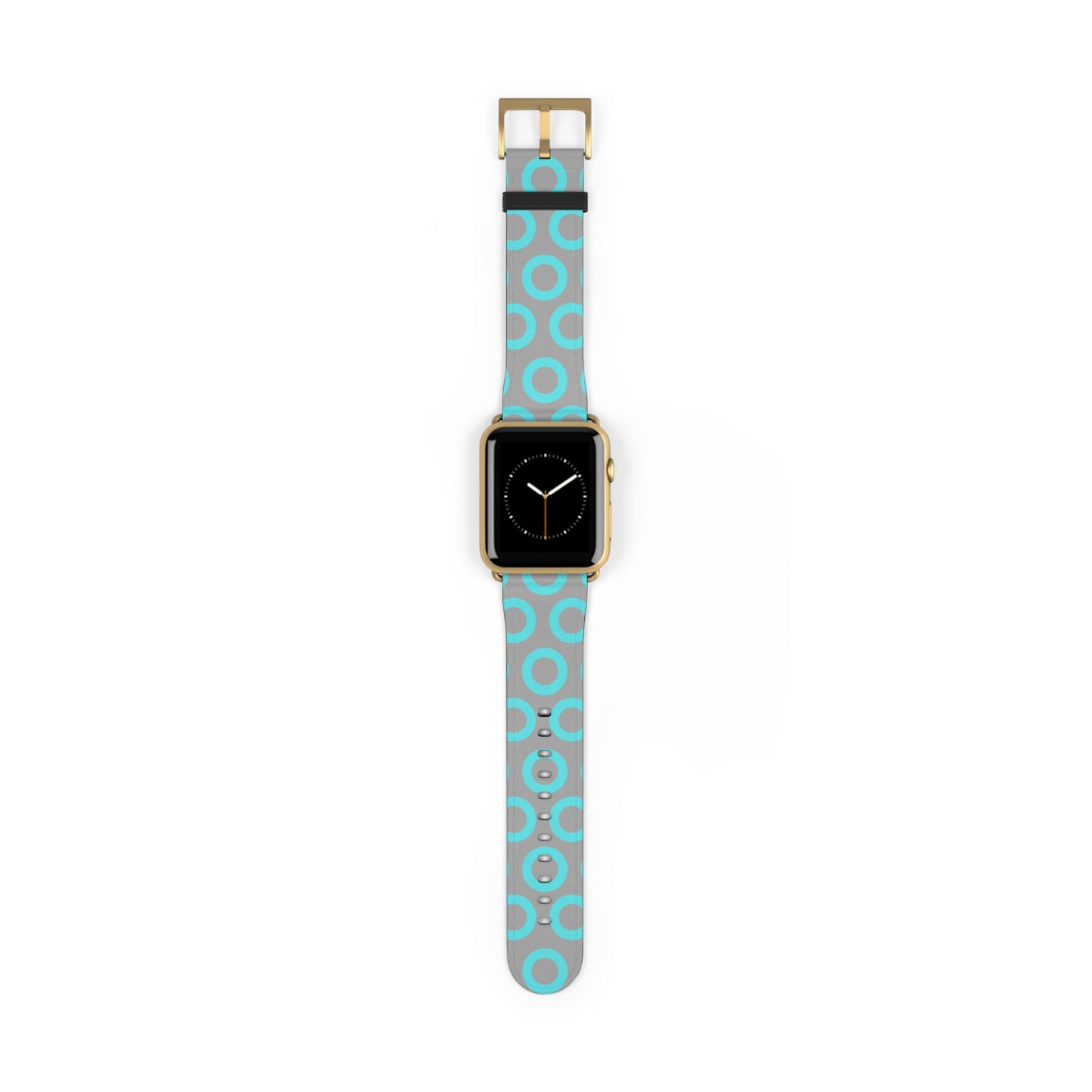 Fishman Donut Apple Watch Band | Turquoise/Gray | 2 lengths available