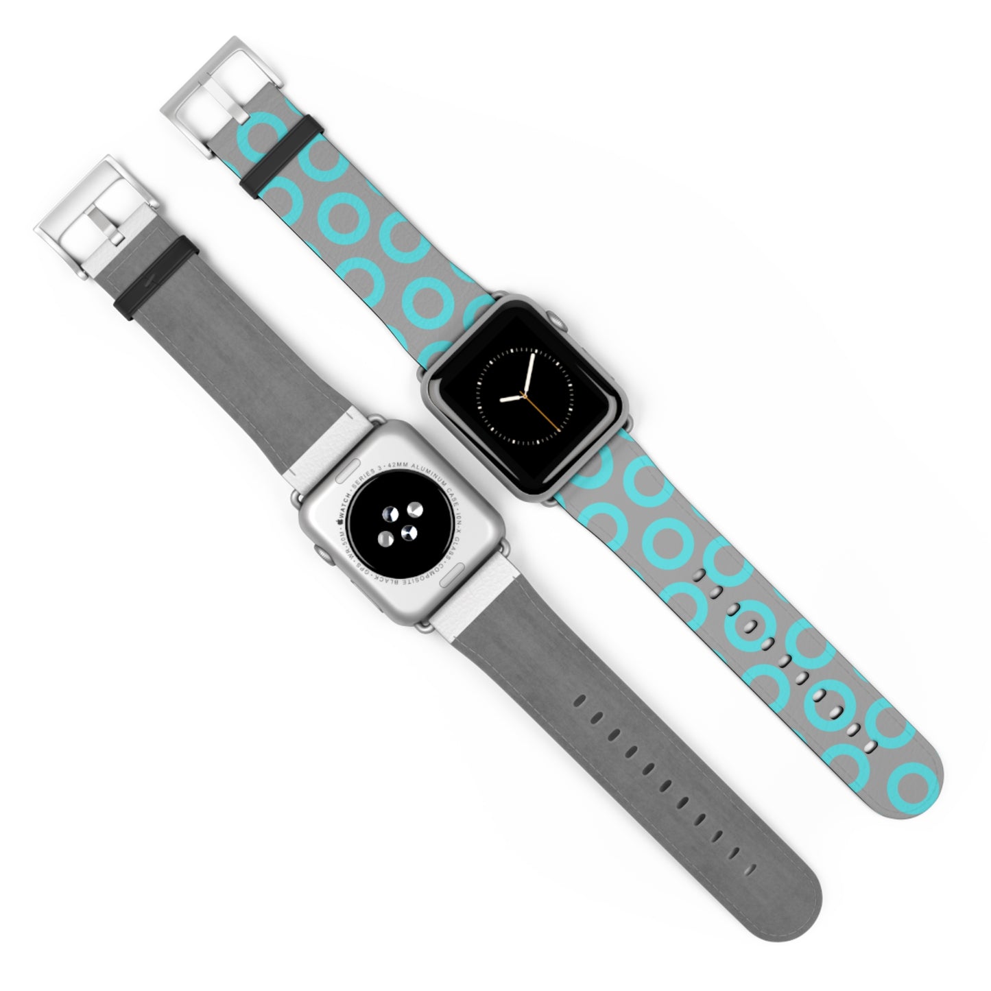 Fishman Donut Apple Watch Band | Turquoise/Gray | 2 lengths available