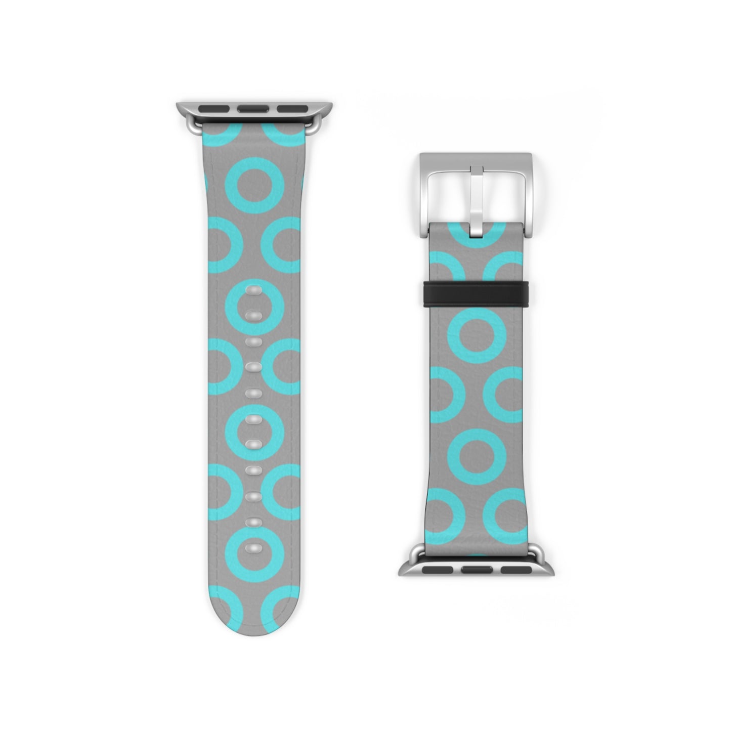 Fishman Donut Apple Watch Band | Turquoise/Gray | 2 lengths available