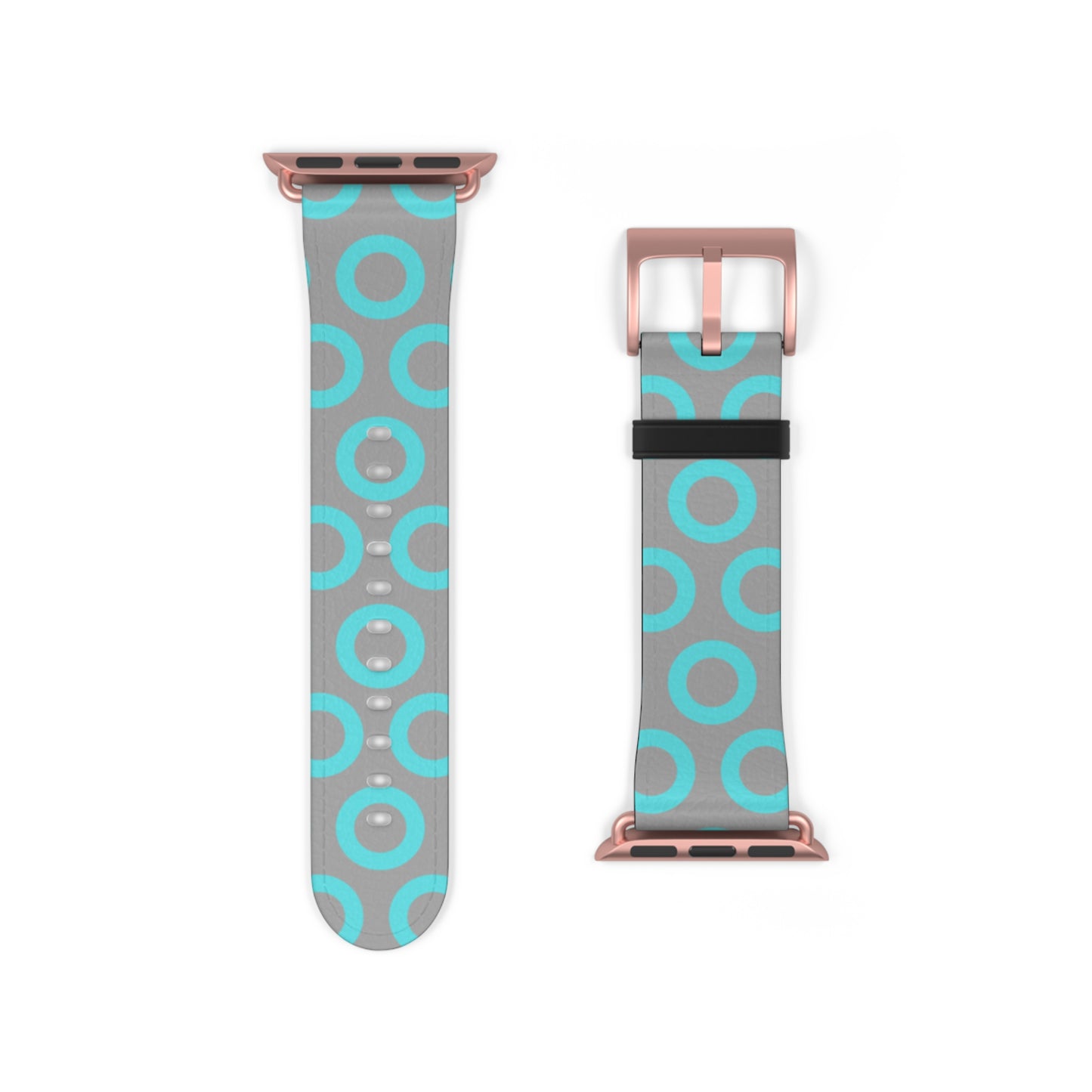 Fishman Donut Apple Watch Band | Turquoise/Gray | 2 lengths available
