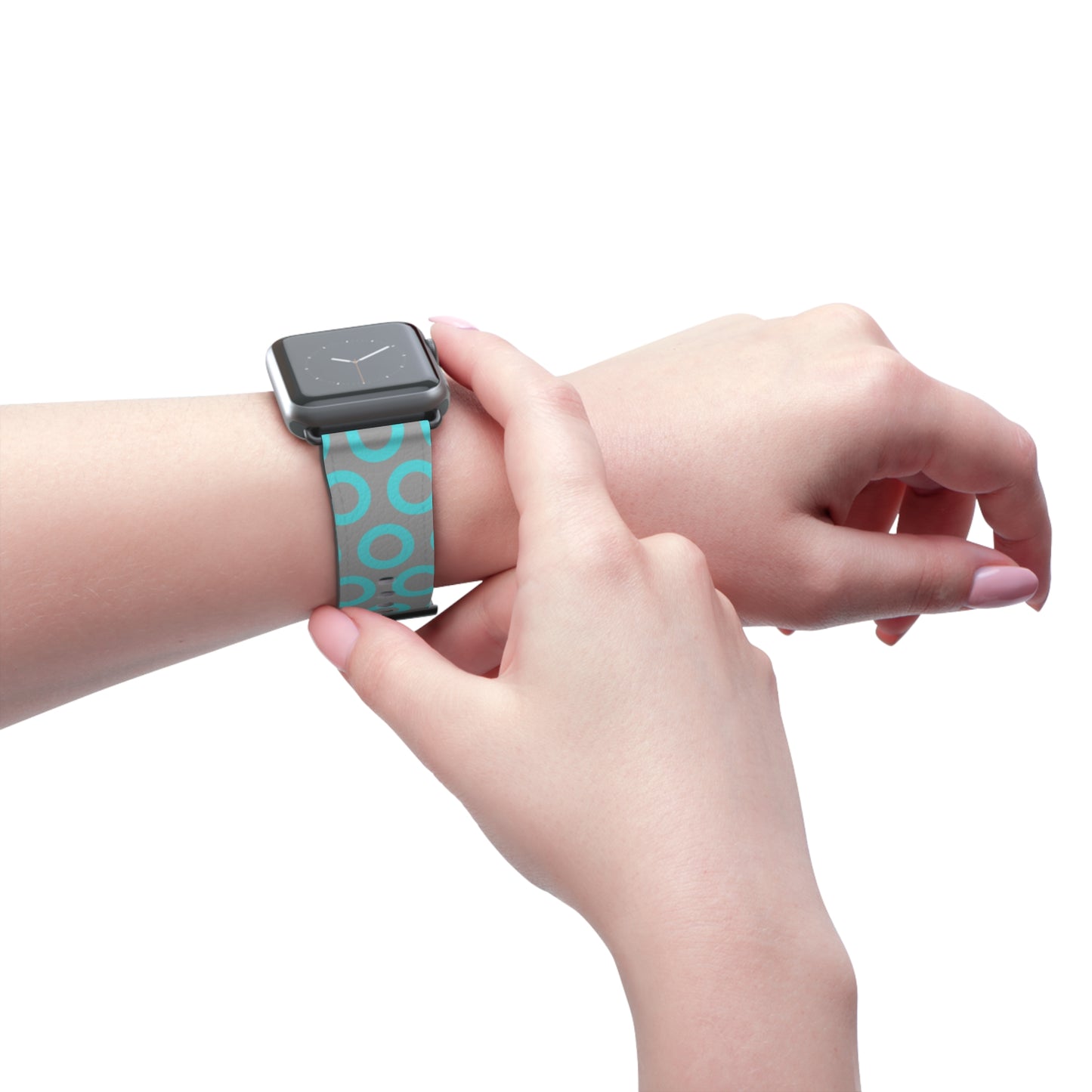 Fishman Donut Apple Watch Band | Turquoise/Gray | 2 lengths available