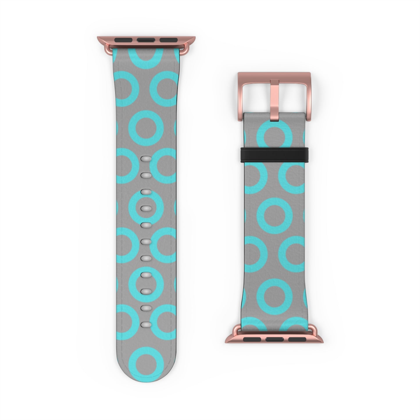 Fishman Donut Apple Watch Band | Turquoise/Gray | 2 lengths available