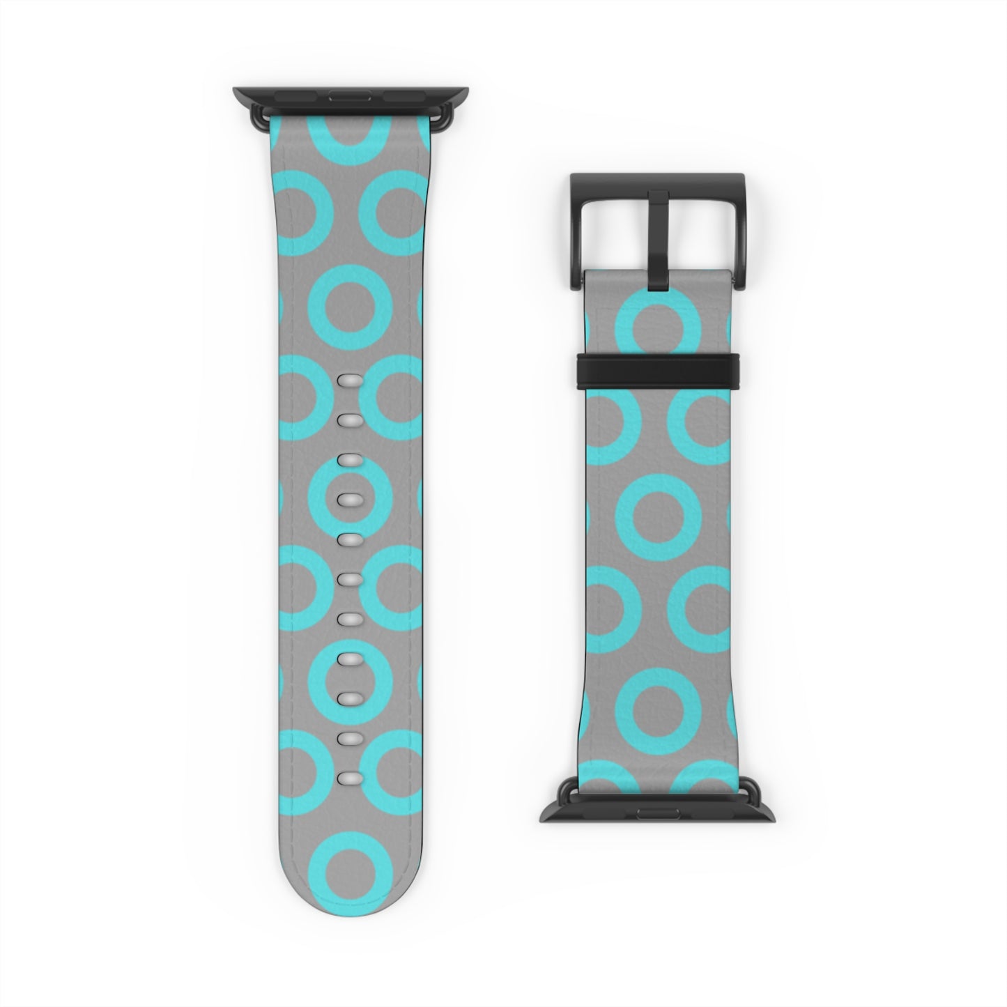 Fishman Donut Apple Watch Band | Turquoise/Gray | 2 lengths available