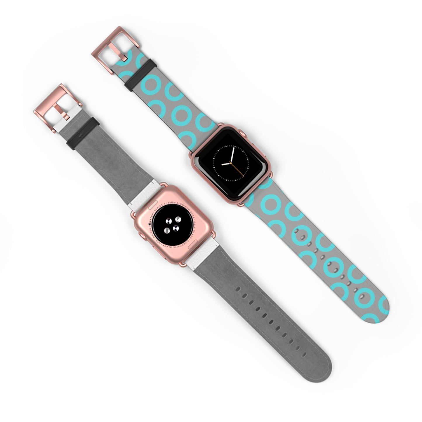 Fishman Donut Apple Watch Band | Turquoise/Gray | 2 lengths available
