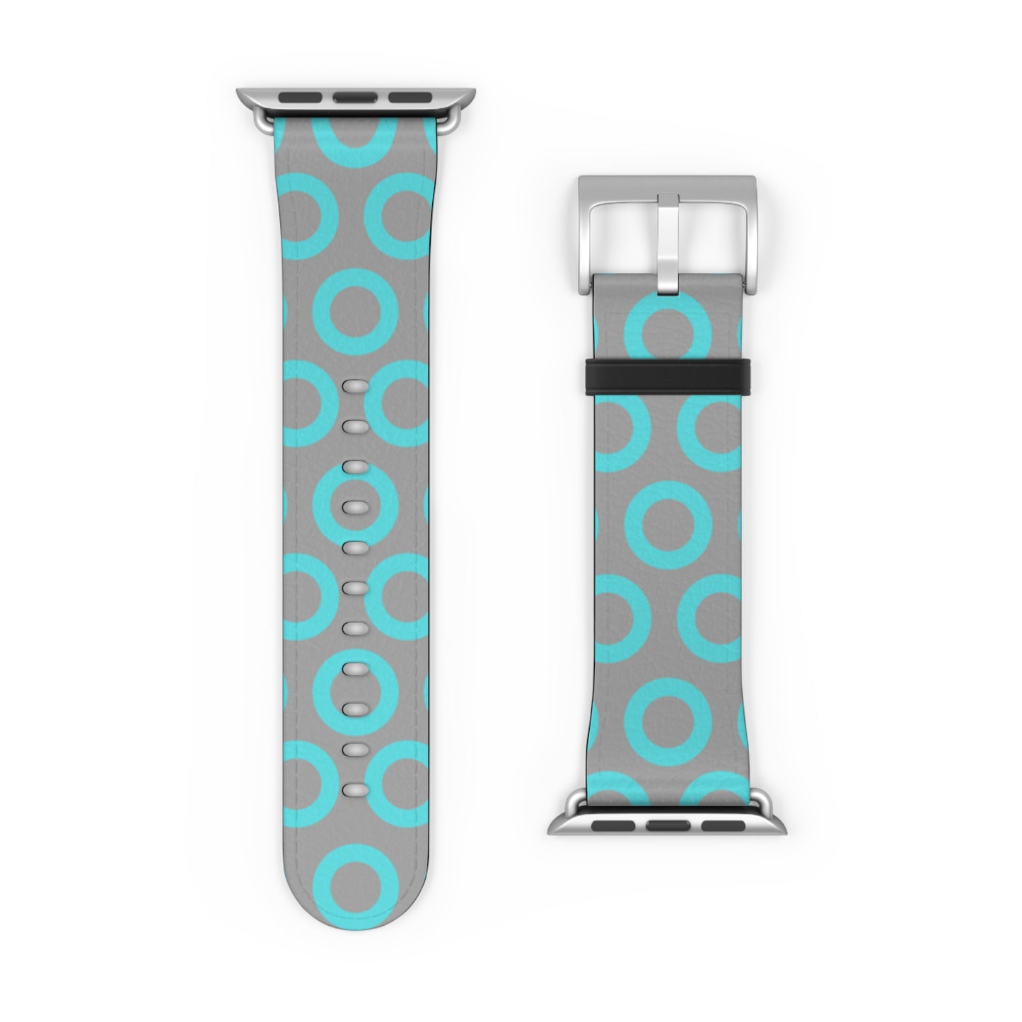 Fishman Donut Apple Watch Band | Turquoise/Gray | 2 lengths available