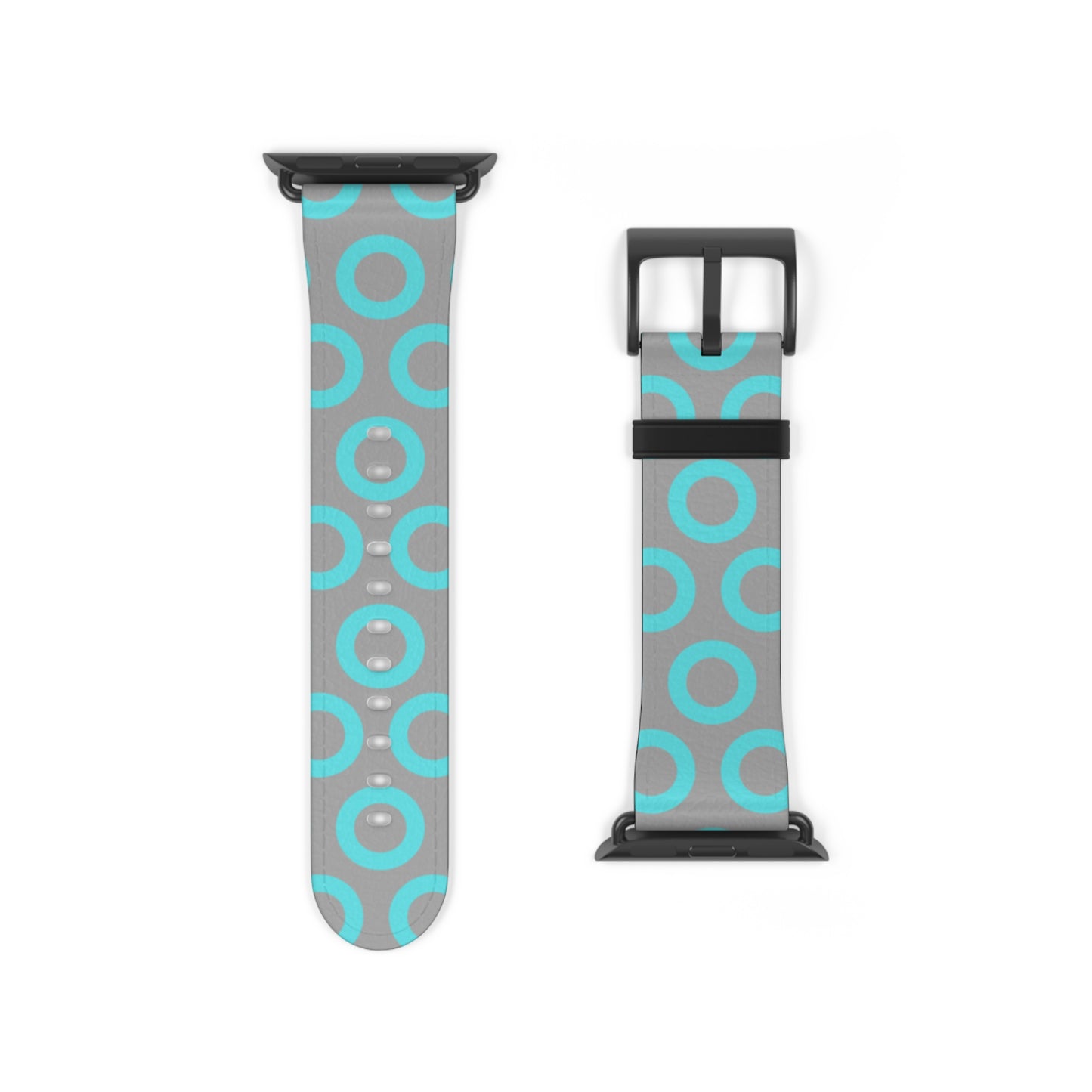 Fishman Donut Apple Watch Band | Turquoise/Gray | 2 lengths available