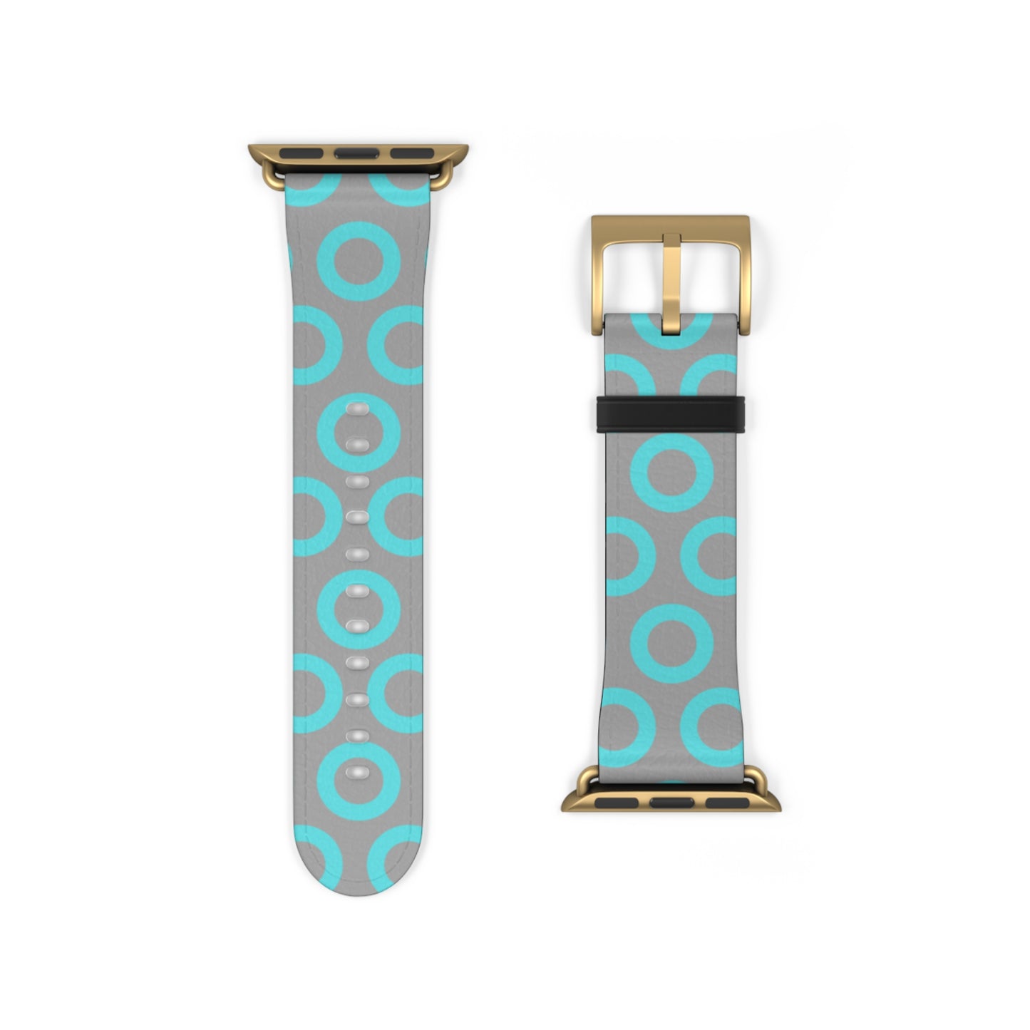 Fishman Donut Apple Watch Band | Turquoise/Gray | 2 lengths available