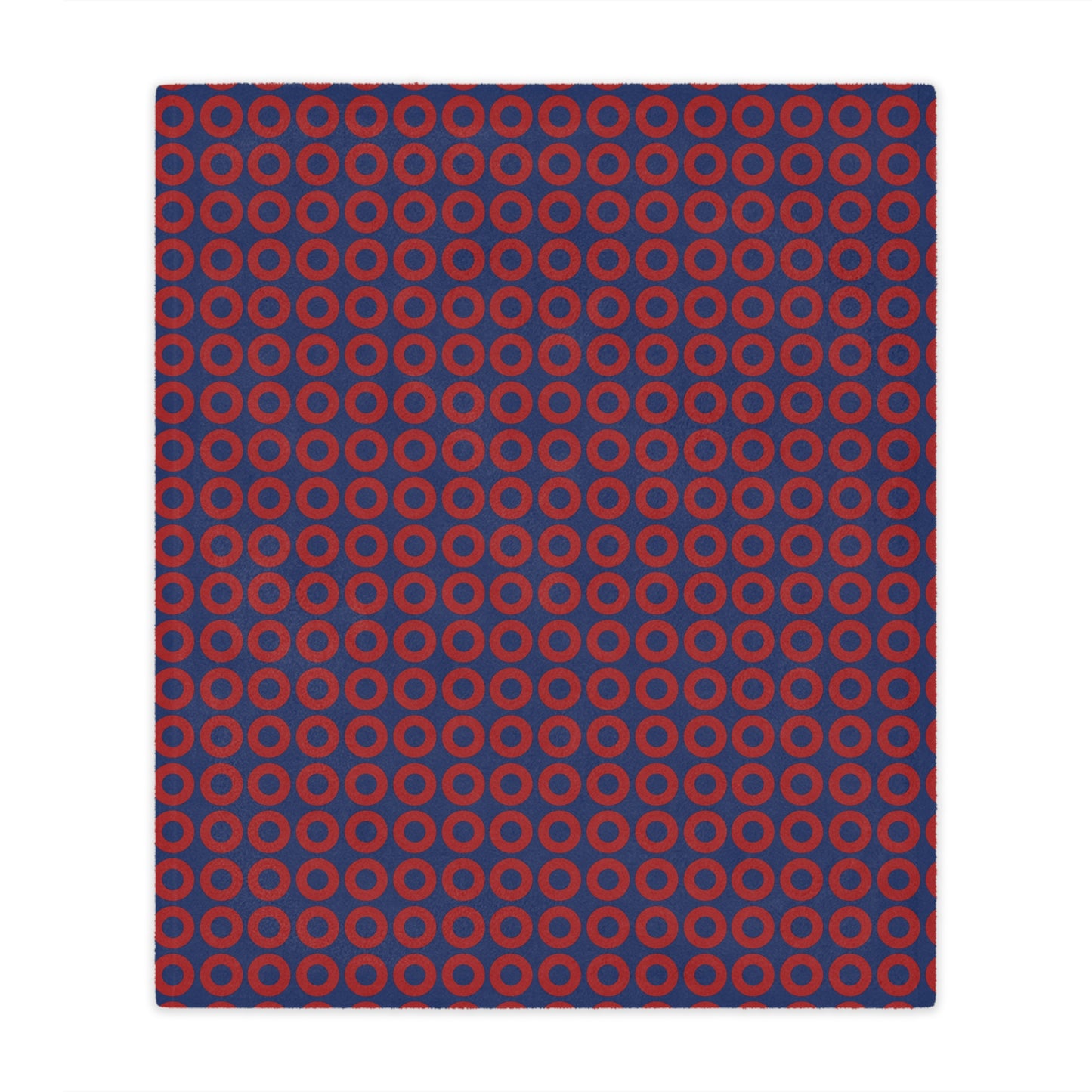 Fishman Donut Fleece Blanket | 3 sizes: baby/pet, tween/travel, and adult standard throw sizes