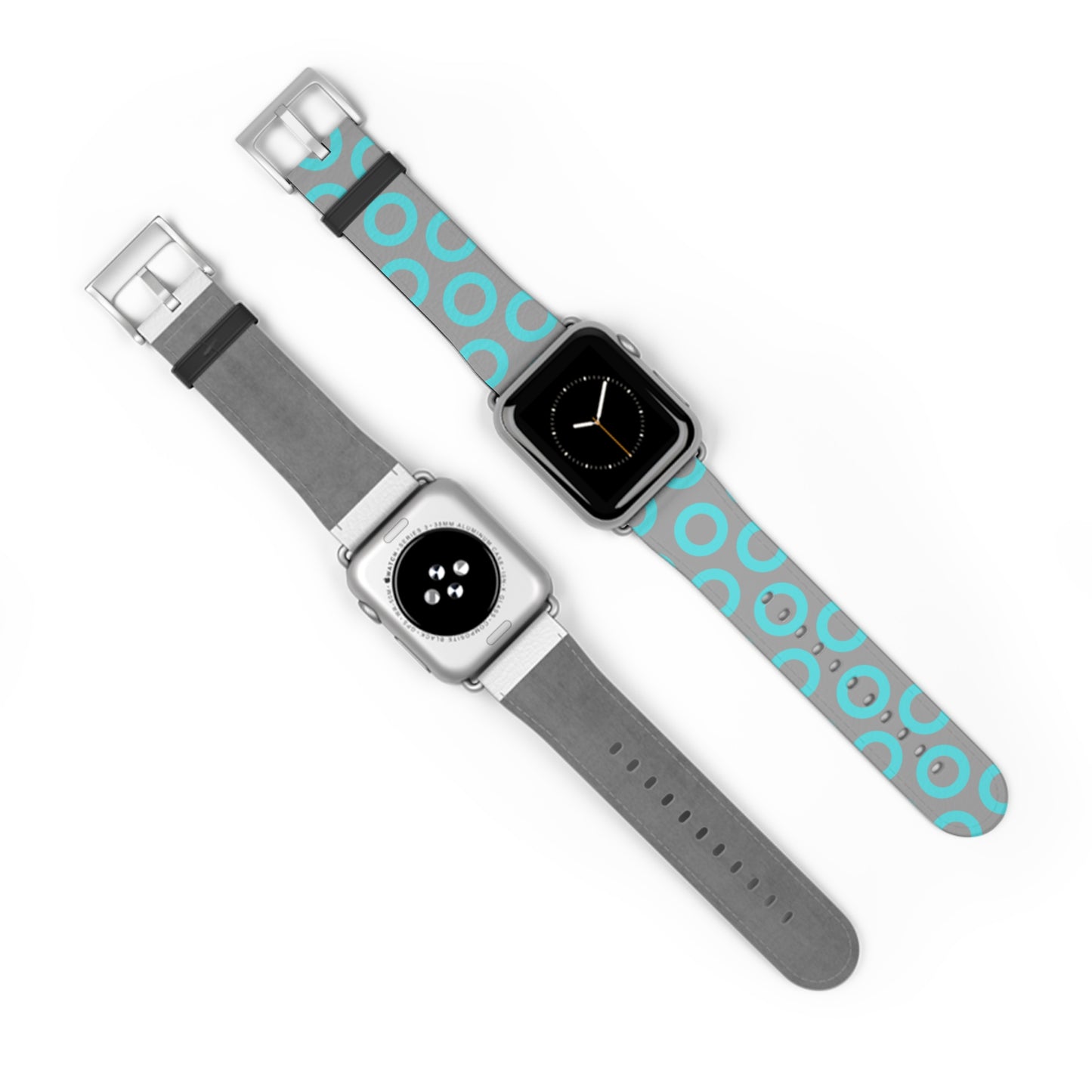 Fishman Donut Apple Watch Band | Turquoise/Gray | 2 lengths available