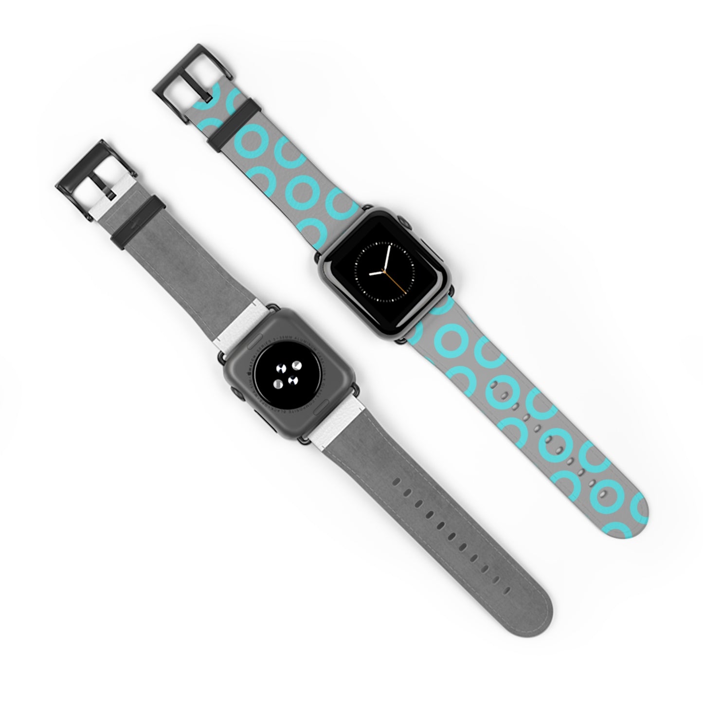 Fishman Donut Apple Watch Band | Turquoise/Gray | 2 lengths available