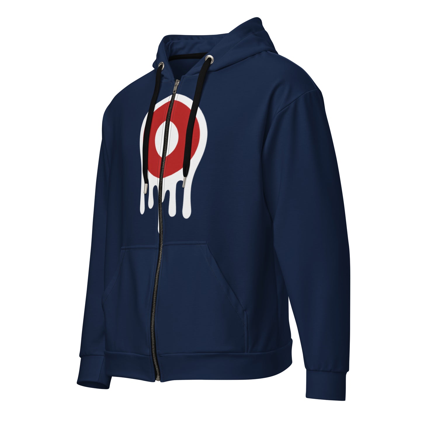 Phish Zip Hoodie | Melting Fishman Donut | Show and Lot Hoodie