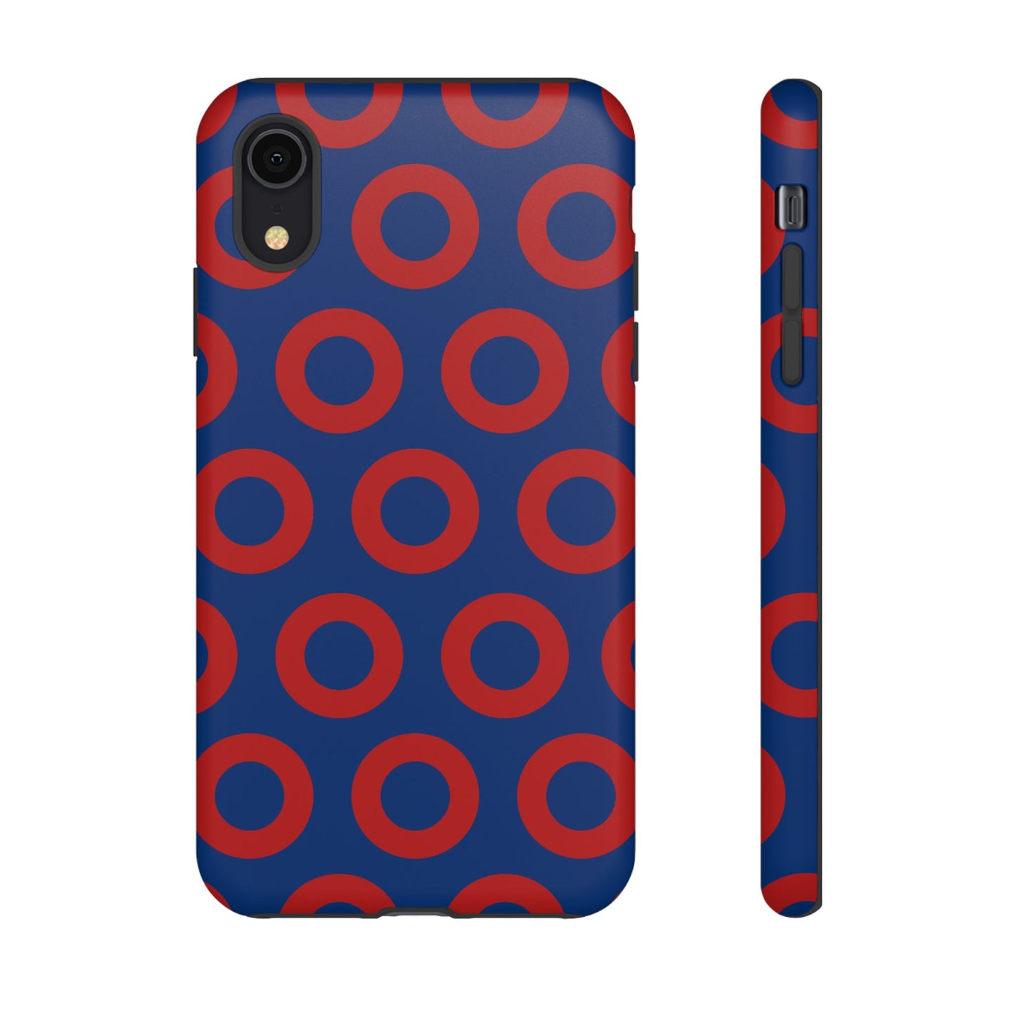 Fishman Donut Phone Case | Red/Blue | iPhone, Google, Samsung