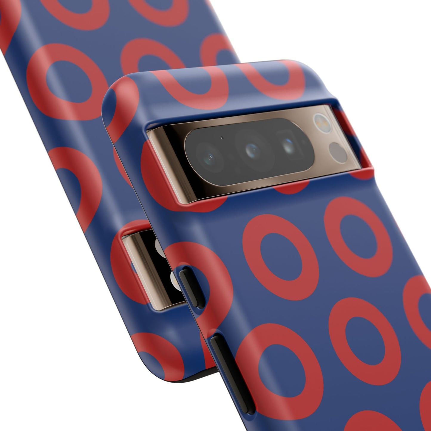 Fishman Donut Phone Case | Red/Blue | iPhone, Google, Samsung