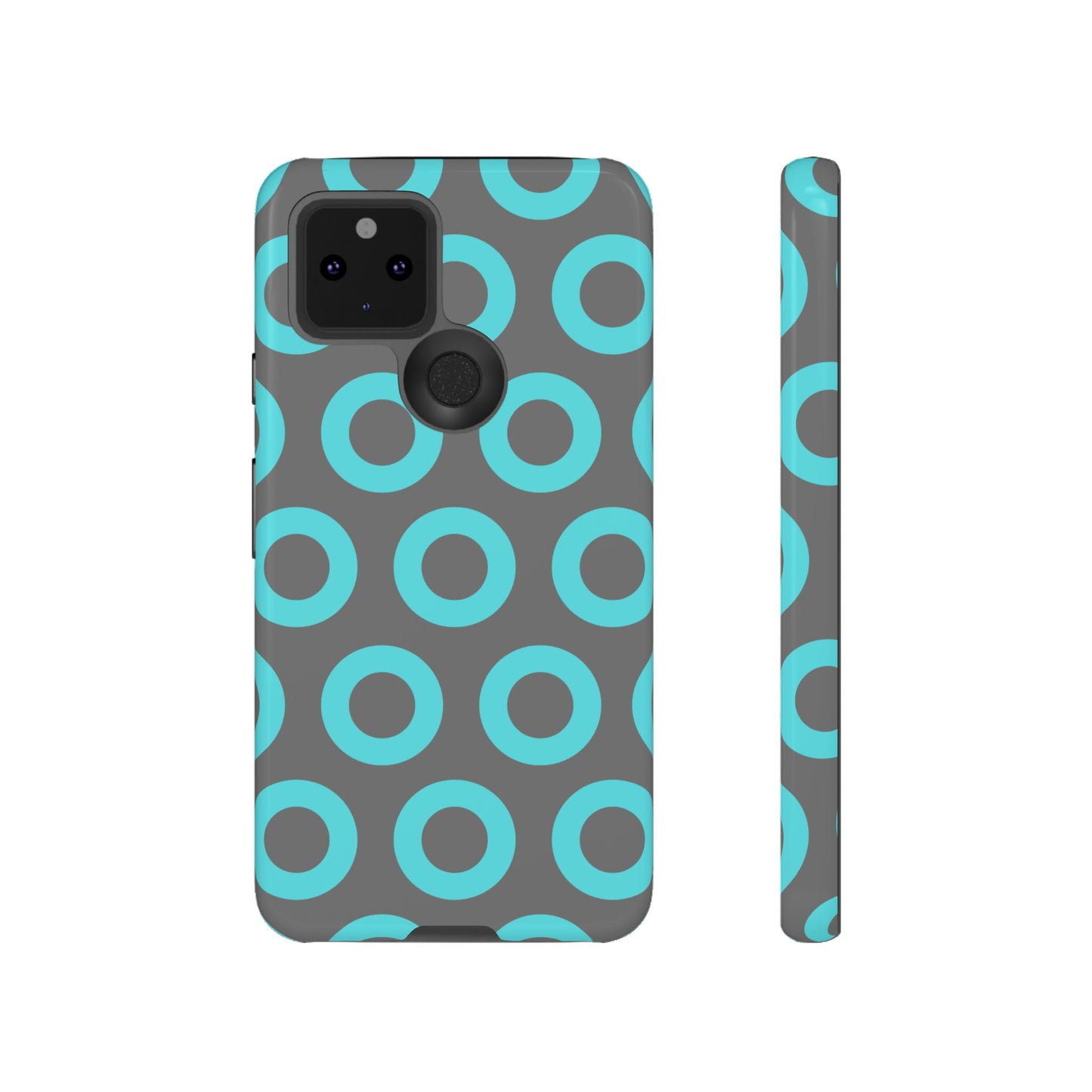 Fishman Donut Phone Case | Turquoise/Gray | | iPhone, Google, Samsung |