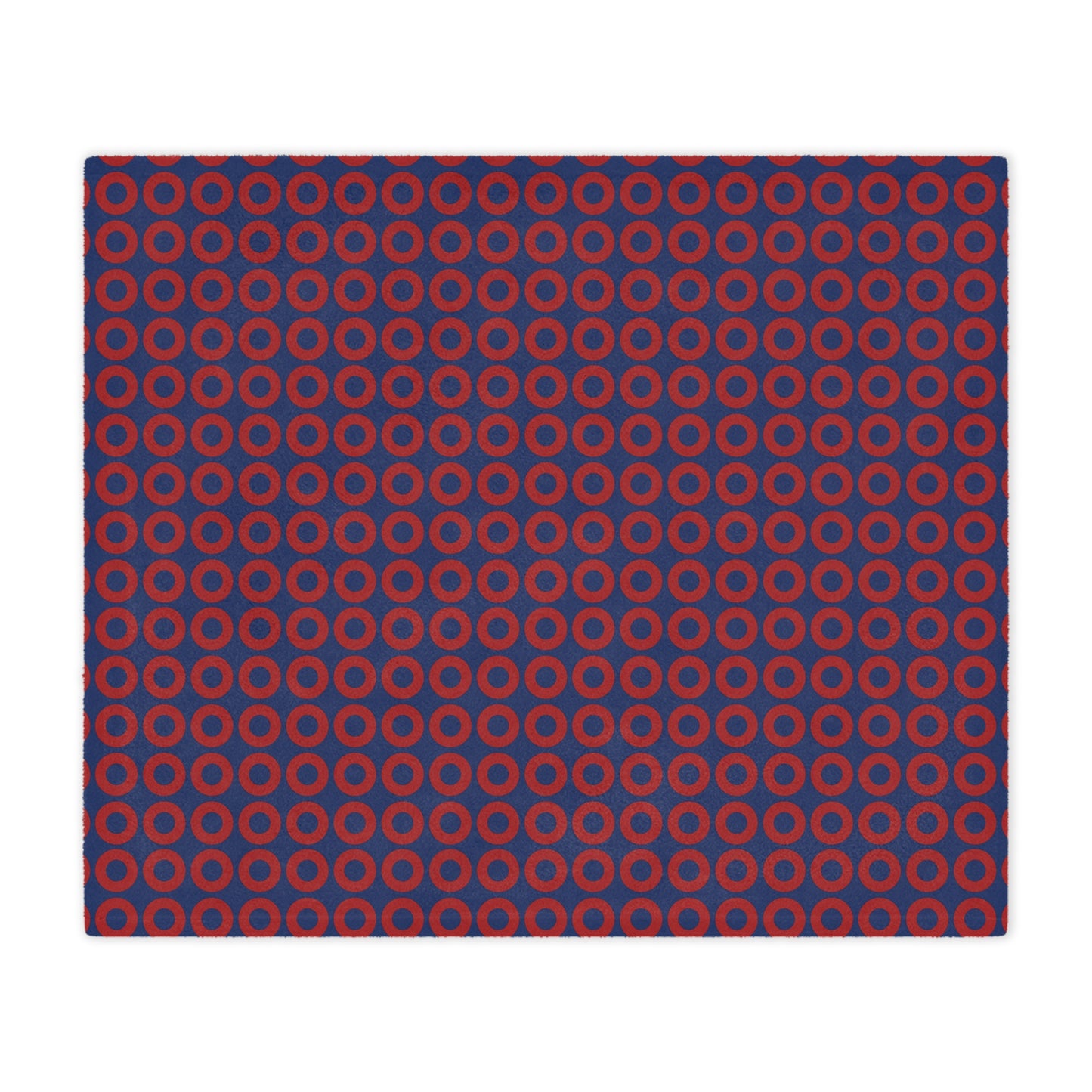 Fishman Donut Fleece Blanket | 3 sizes: baby/pet, tween/travel, and adult standard throw sizes