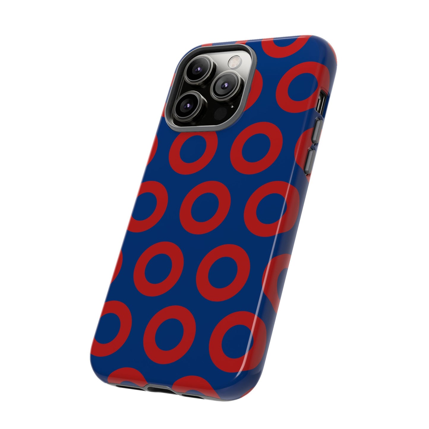 Fishman Donut Phone Case | Red/Blue | iPhone, Google, Samsung