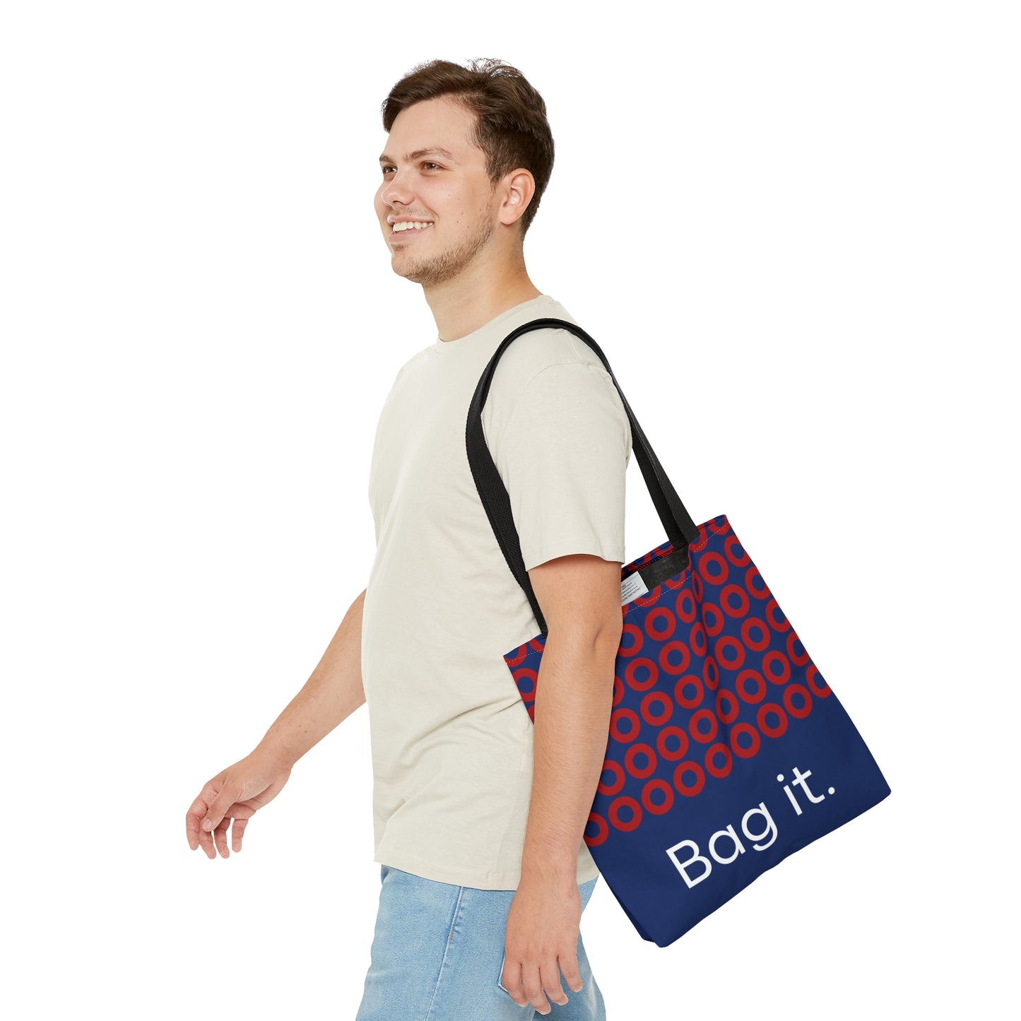 Fishman Donut Tote Bag | Bag It, Tag It | 3 sizes available: S, M, L