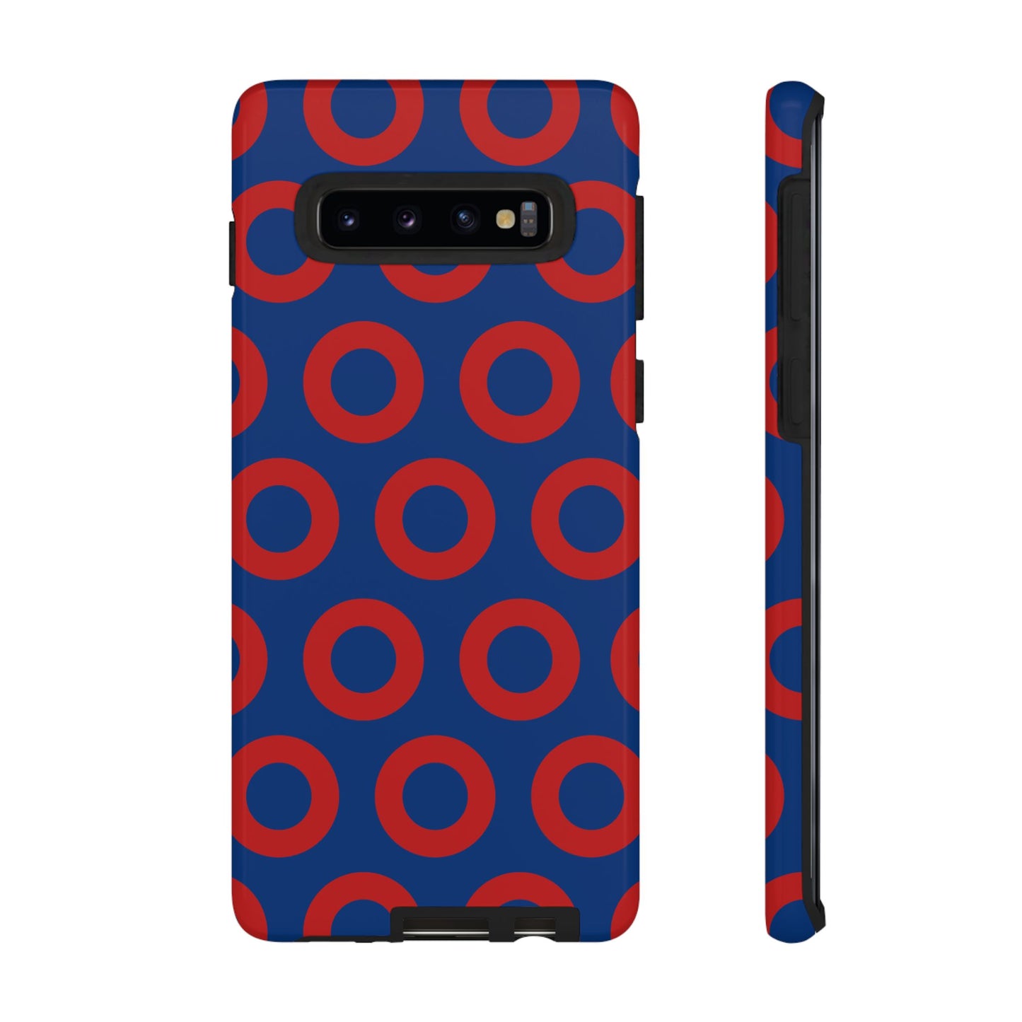 Fishman Donut Phone Case | Red/Blue | iPhone, Google, Samsung