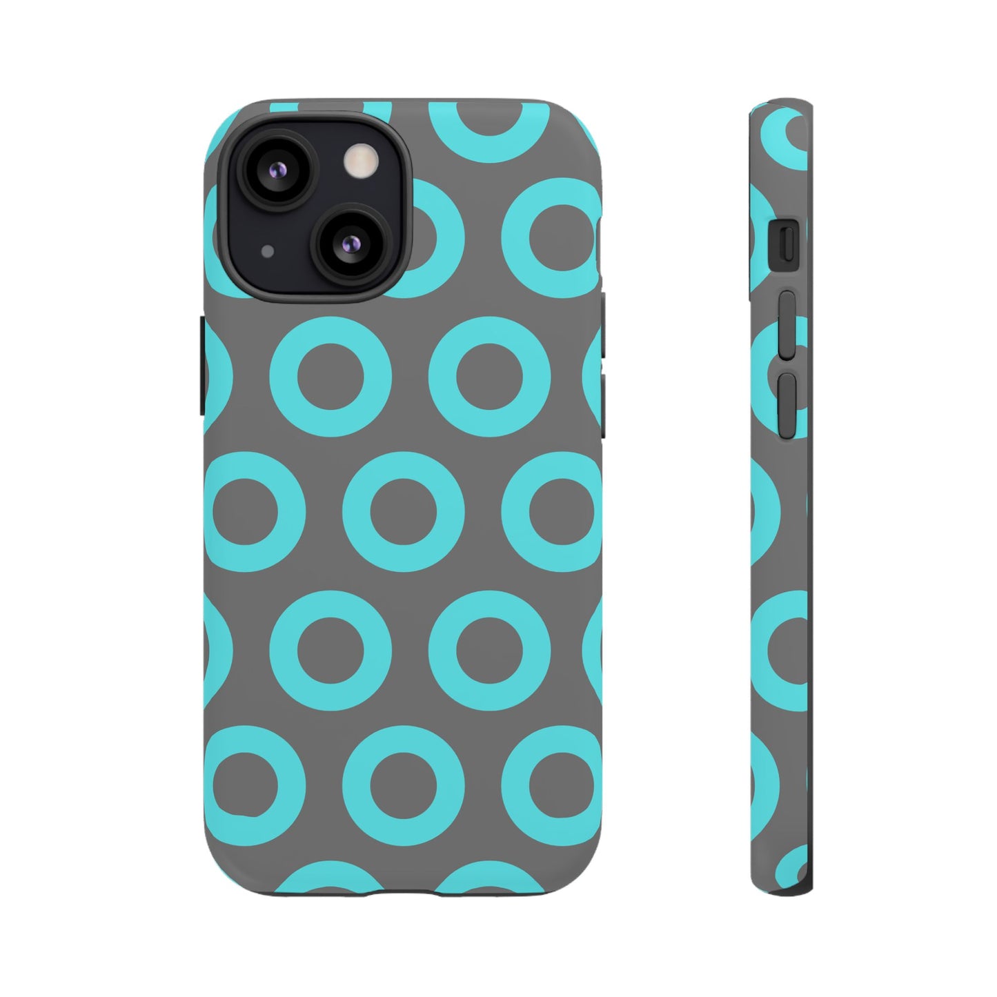 Fishman Donut Phone Case | Turquoise/Gray | | iPhone, Google, Samsung |