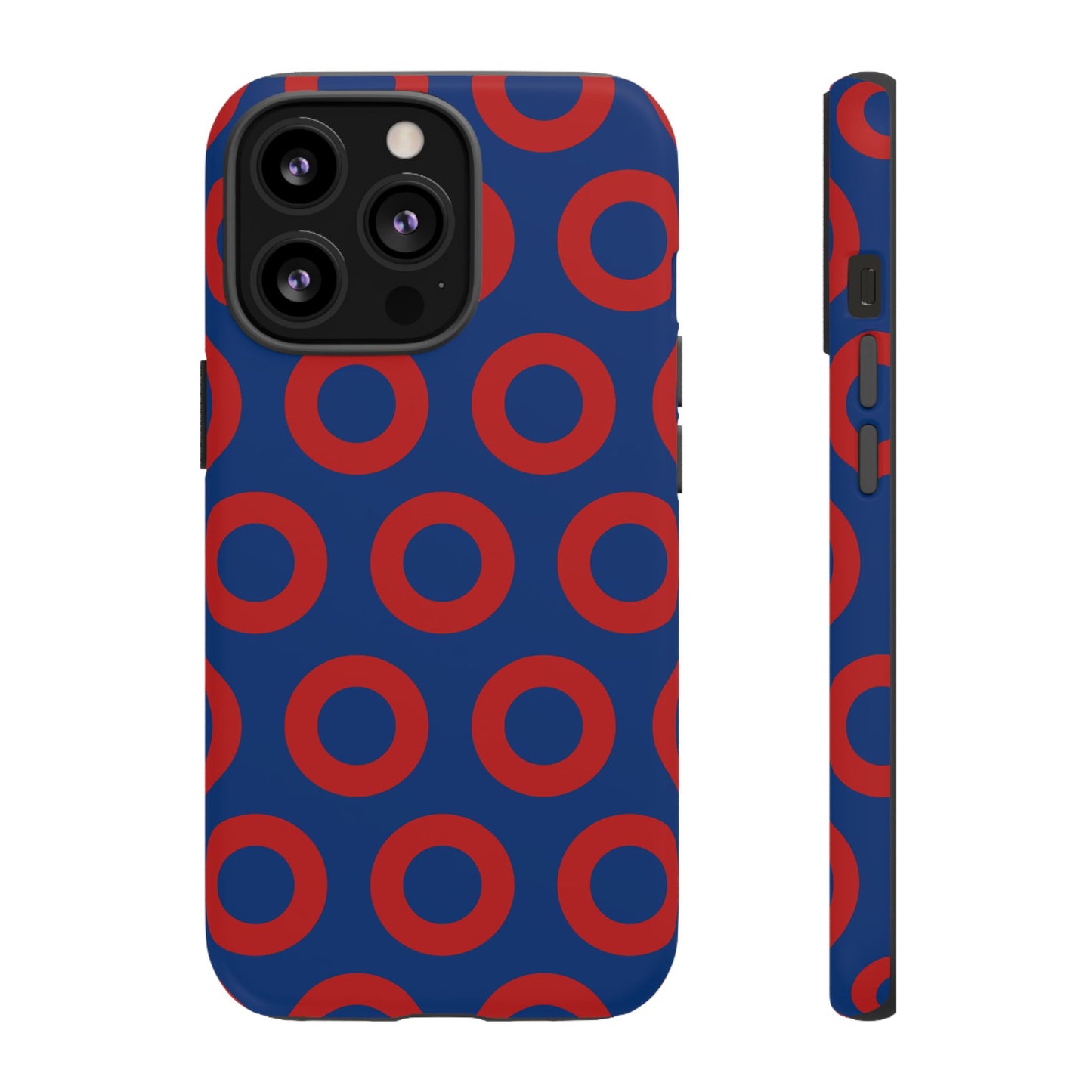 Fishman Donut Phone Case | Red/Blue | iPhone, Google, Samsung