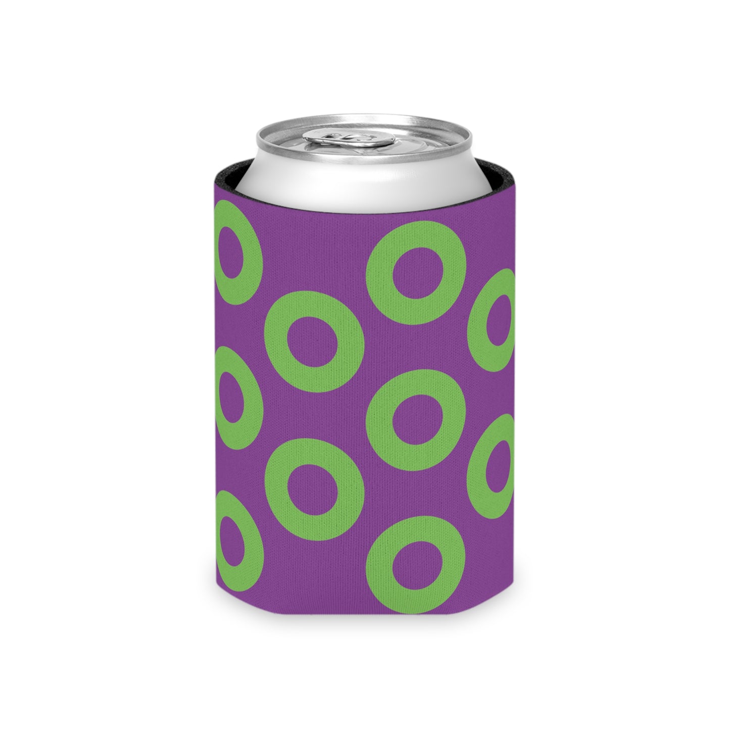 Phish Donut Koozie | Purple/Green | Can Cooler Sleeve