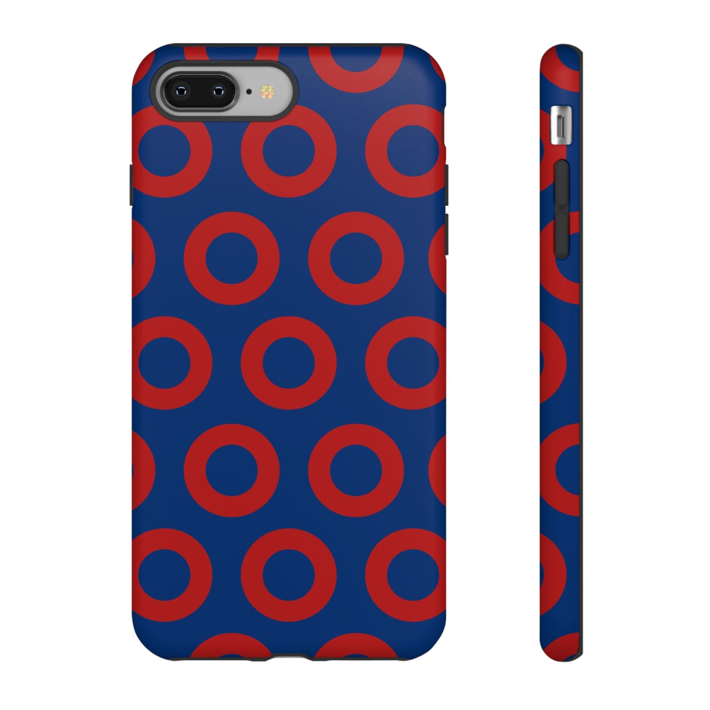 Fishman Donut Phone Case | Red/Blue | iPhone, Google, Samsung