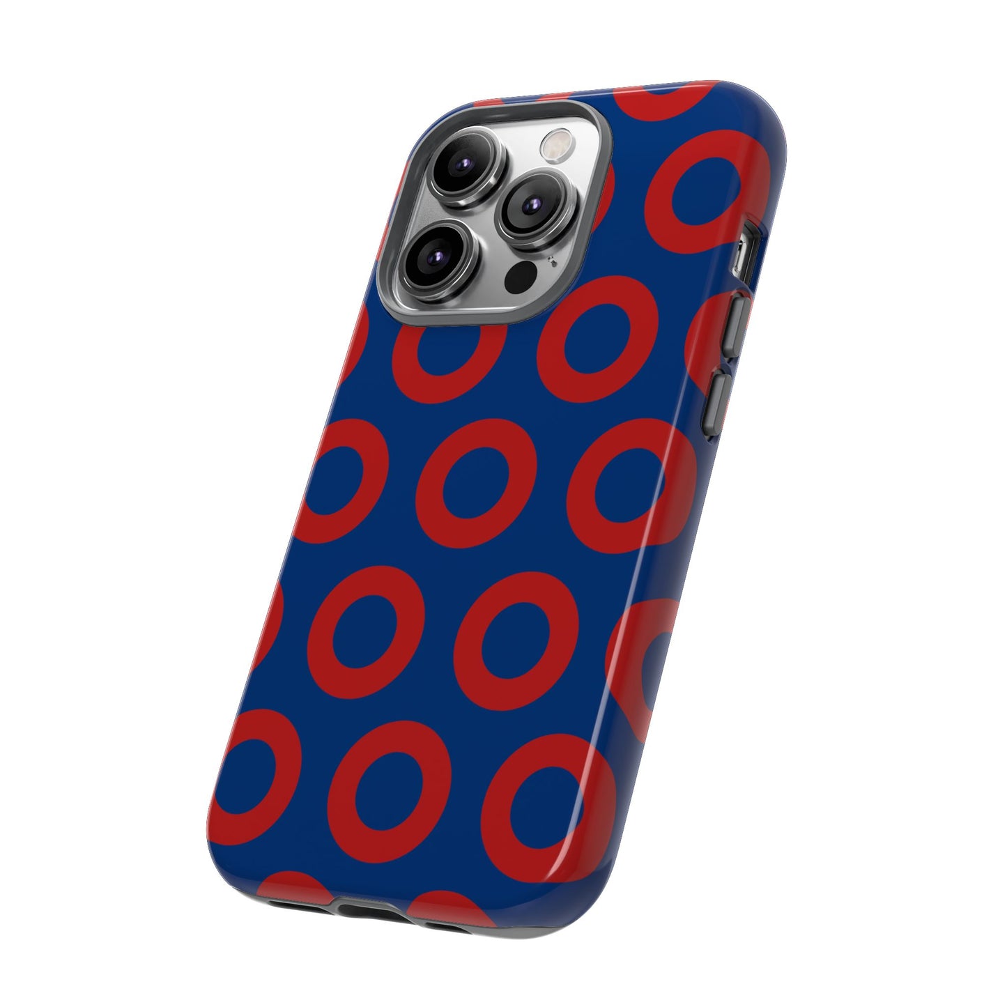 Fishman Donut Phone Case | Red/Blue | iPhone, Google, Samsung