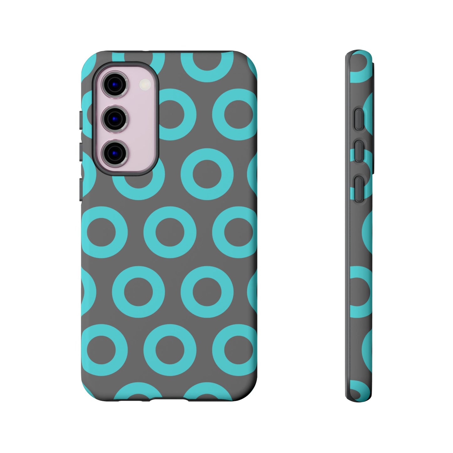 Fishman Donut Phone Case | Turquoise/Gray | | iPhone, Google, Samsung |