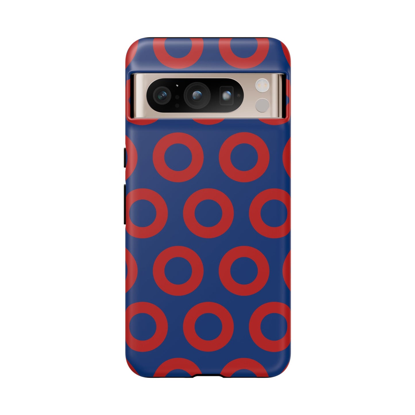 Fishman Donut Phone Case | Red/Blue | iPhone, Google, Samsung