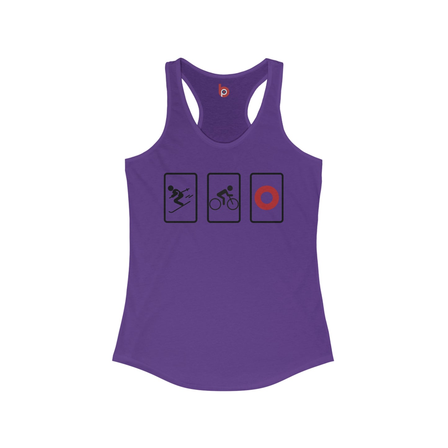 Phish Women's Tank Top | Ski, Bike, Phish | Lot and Concert Racerback Tank