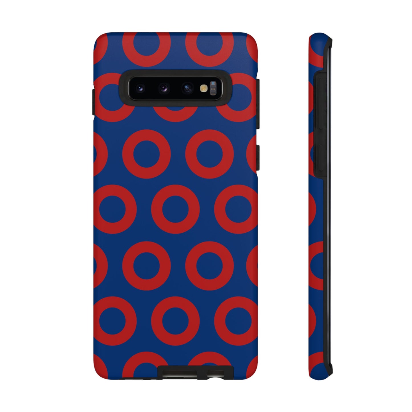 Fishman Donut Phone Case | Red/Blue | iPhone, Google, Samsung