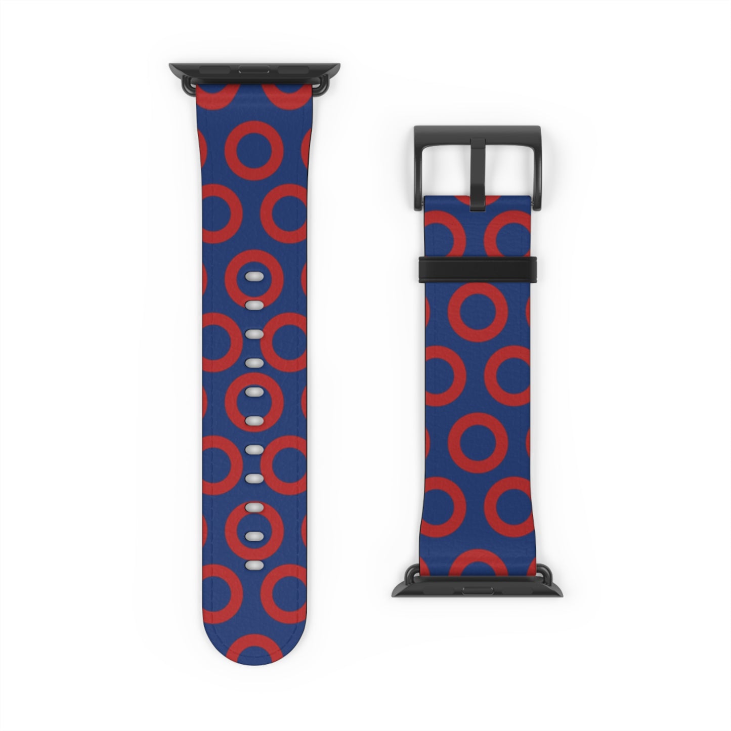 Fishman Donut Apple Watch Band | Red/Blue | 2 lengths available