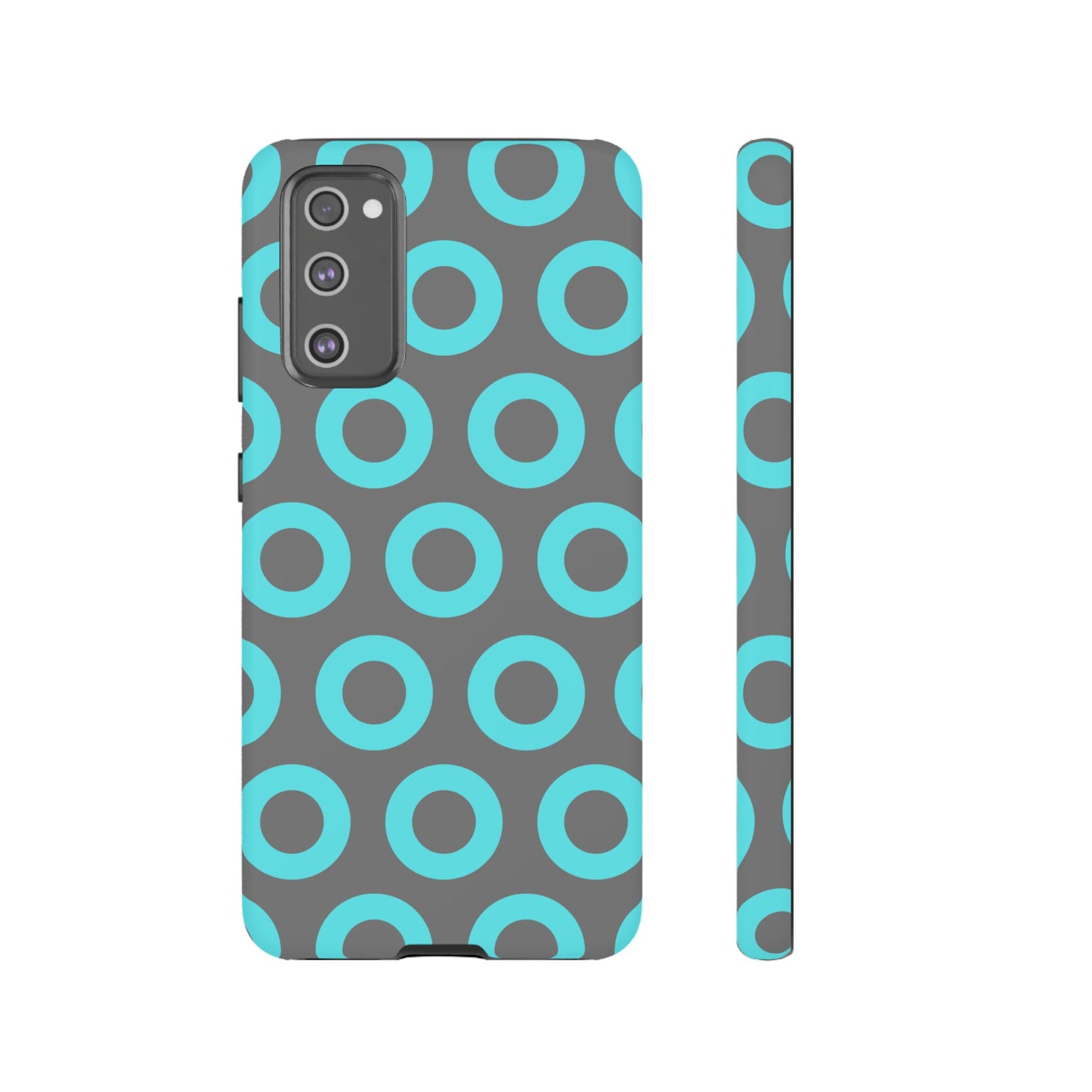 Fishman Donut Phone Case | Turquoise/Gray | | iPhone, Google, Samsung |