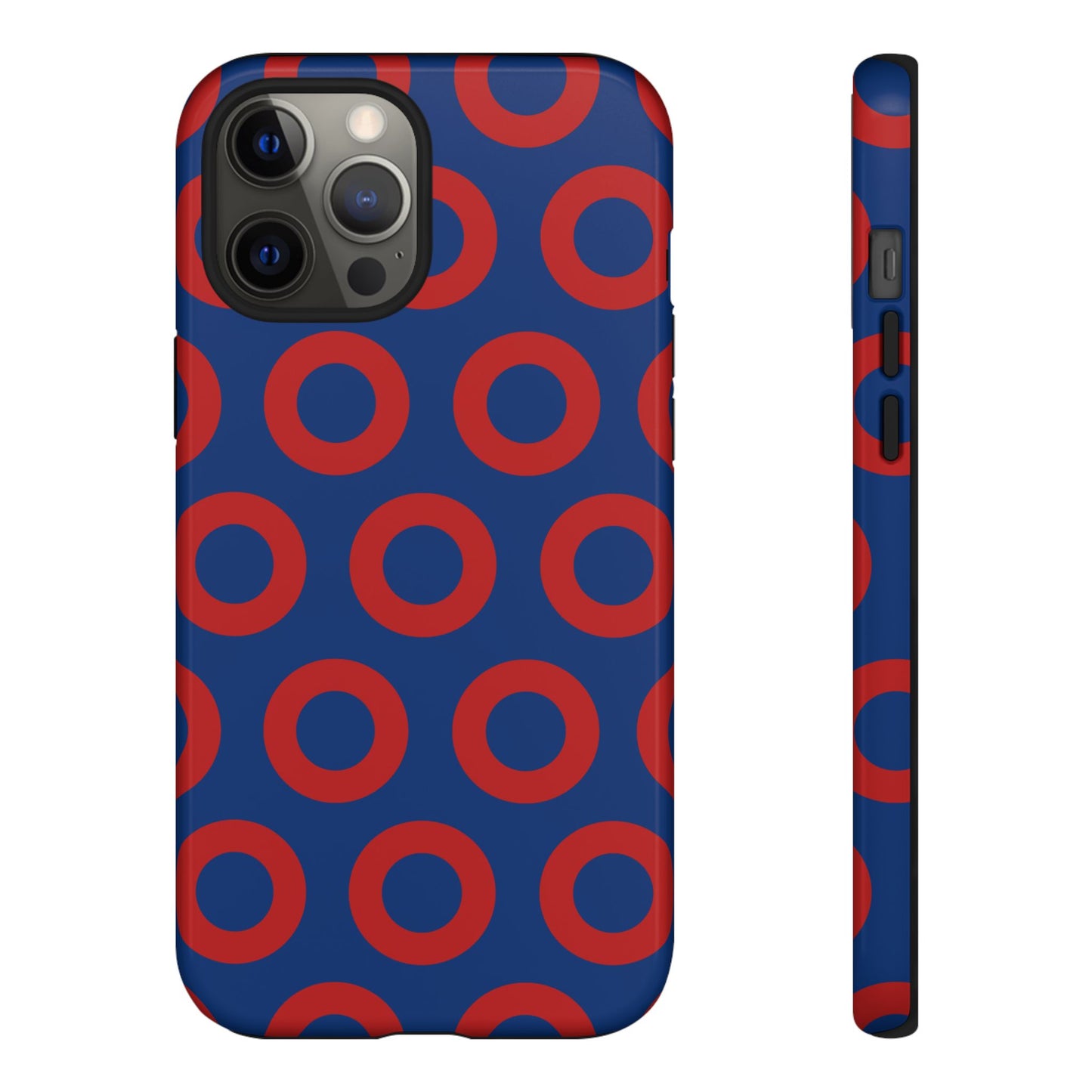 Fishman Donut Phone Case | Red/Blue | iPhone, Google, Samsung