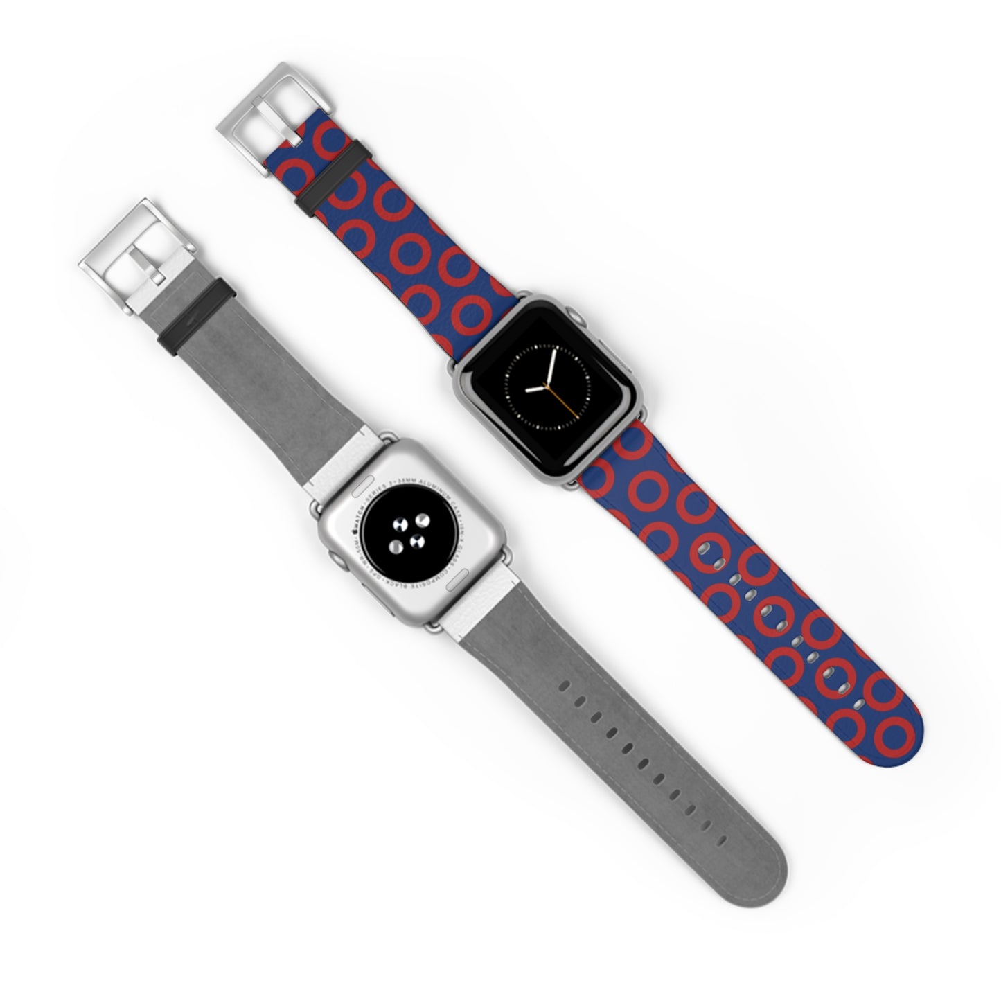 Fishman Donut Apple Watch Band | Red/Blue | 2 lengths available