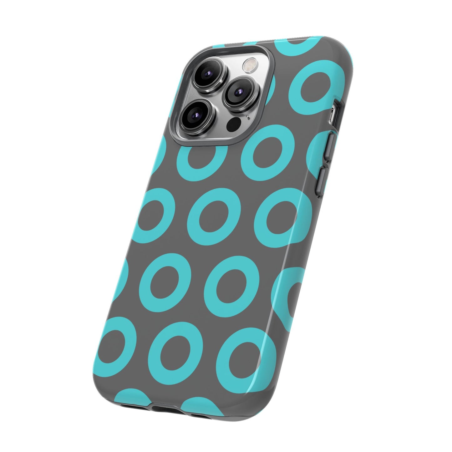 Fishman Donut Phone Case | Turquoise/Gray | | iPhone, Google, Samsung |