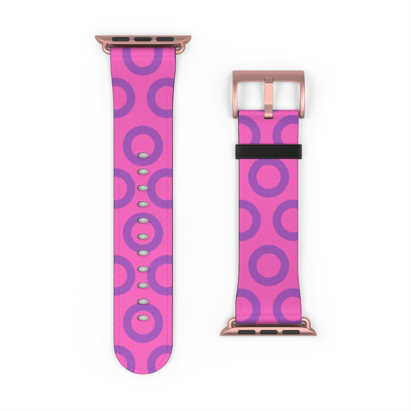 Fishman Donut Apple Watch Band | Pink/Purple | 2 lengths available