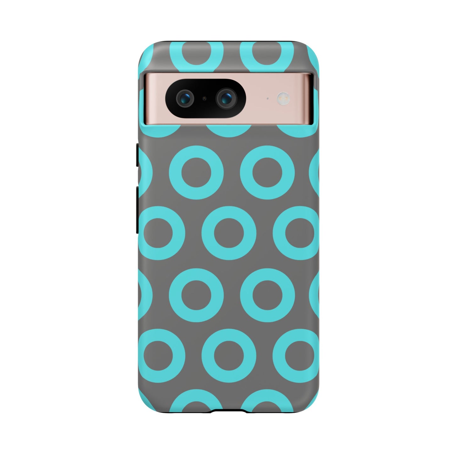 Fishman Donut Phone Case | Turquoise/Gray | | iPhone, Google, Samsung |