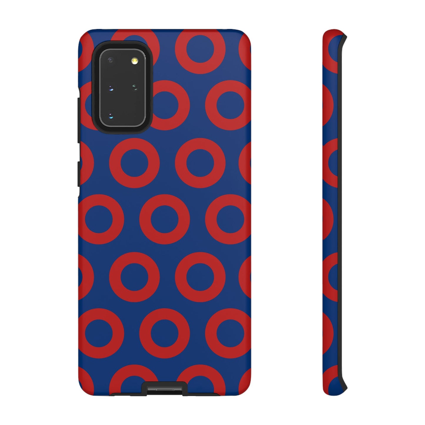 Fishman Donut Phone Case | Red/Blue | iPhone, Google, Samsung