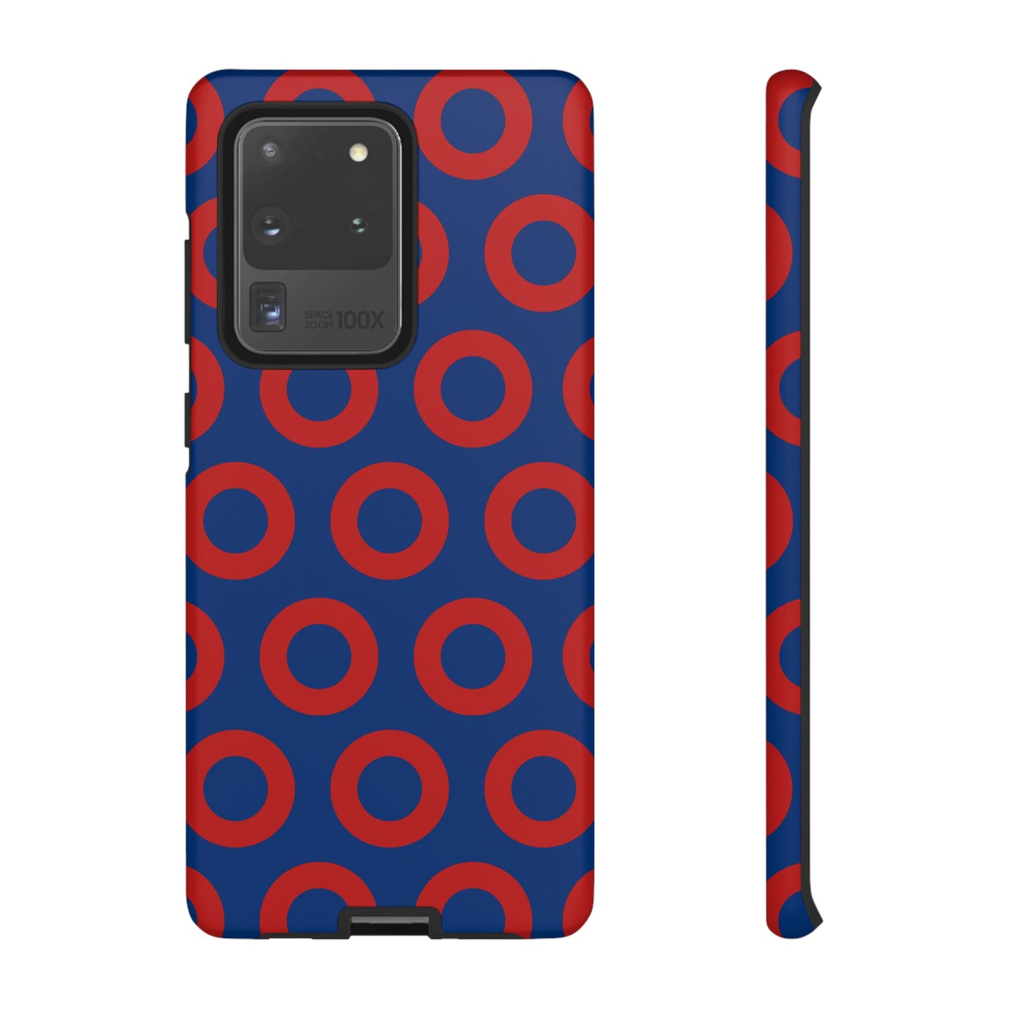 Fishman Donut Phone Case | Red/Blue | iPhone, Google, Samsung