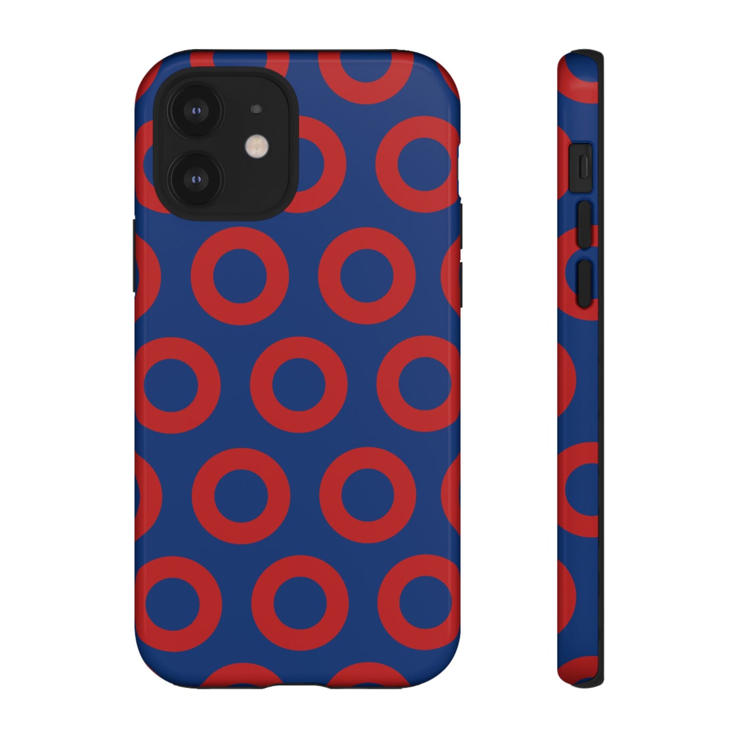 Fishman Donut Phone Case | Red/Blue | iPhone, Google, Samsung