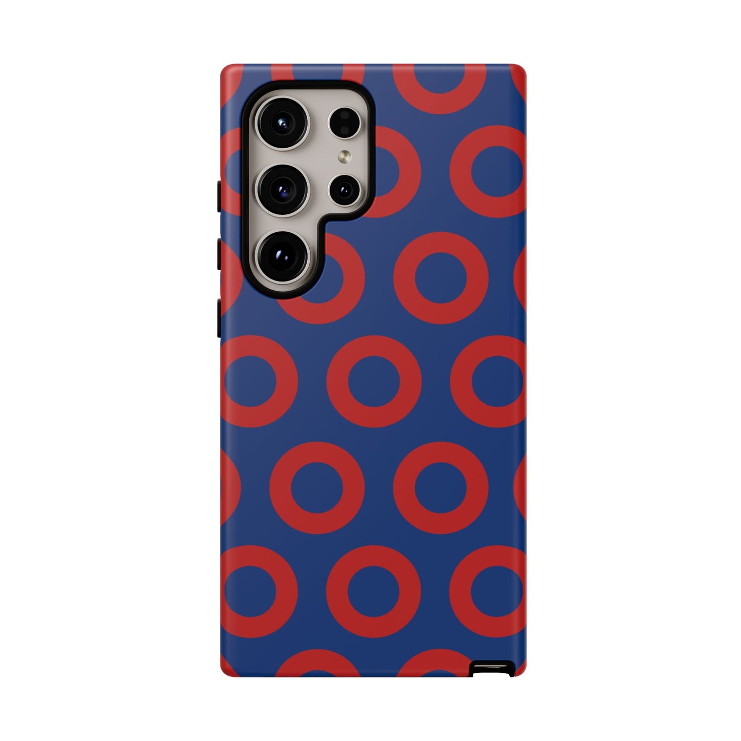 Fishman Donut Phone Case | Red/Blue | iPhone, Google, Samsung