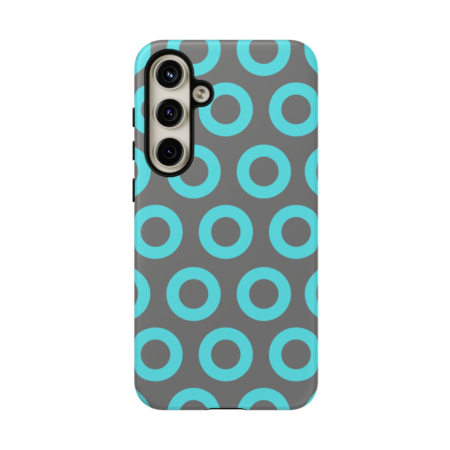 Fishman Donut Phone Case | Turquoise/Gray | | iPhone, Google, Samsung |