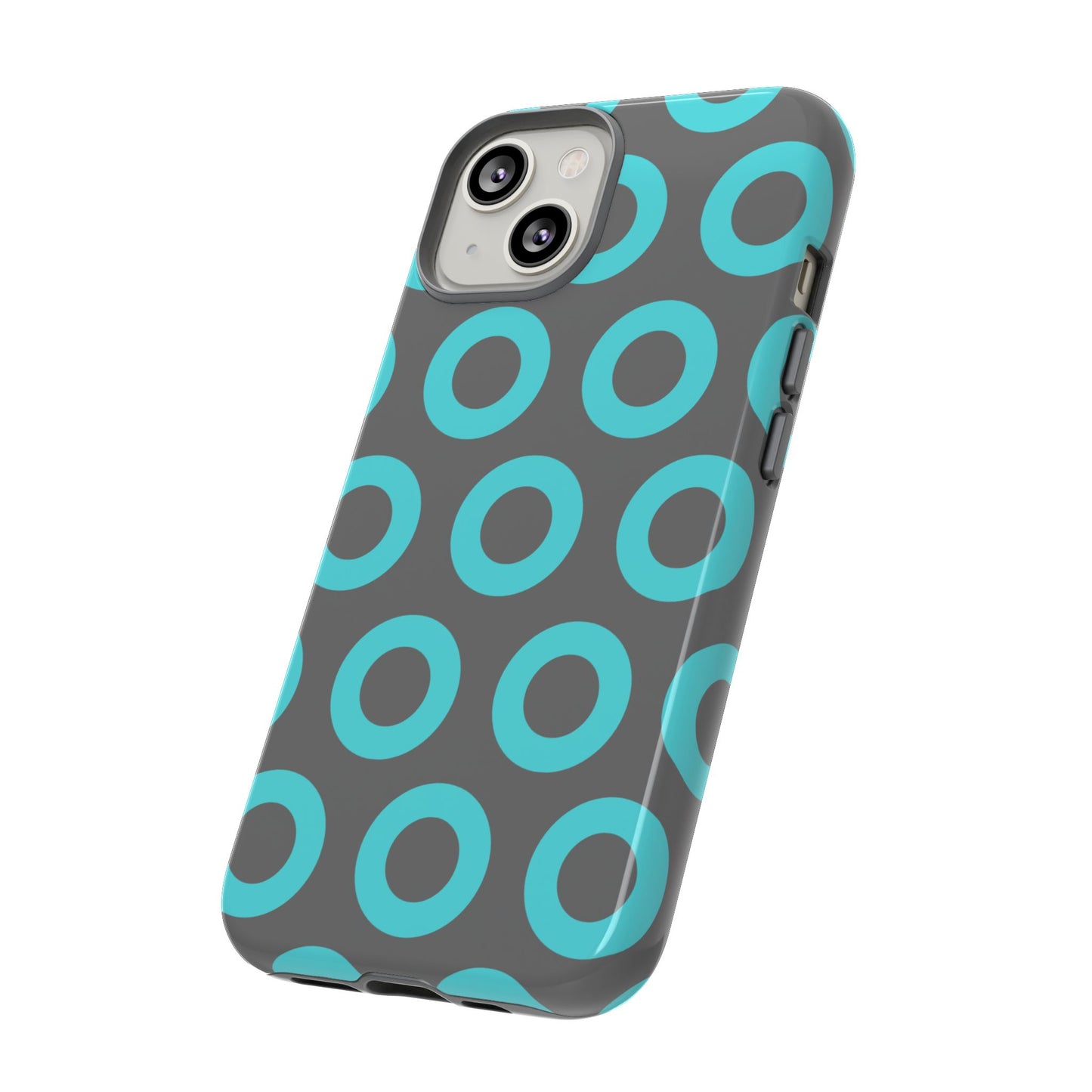 Fishman Donut Phone Case | Turquoise/Gray | | iPhone, Google, Samsung |